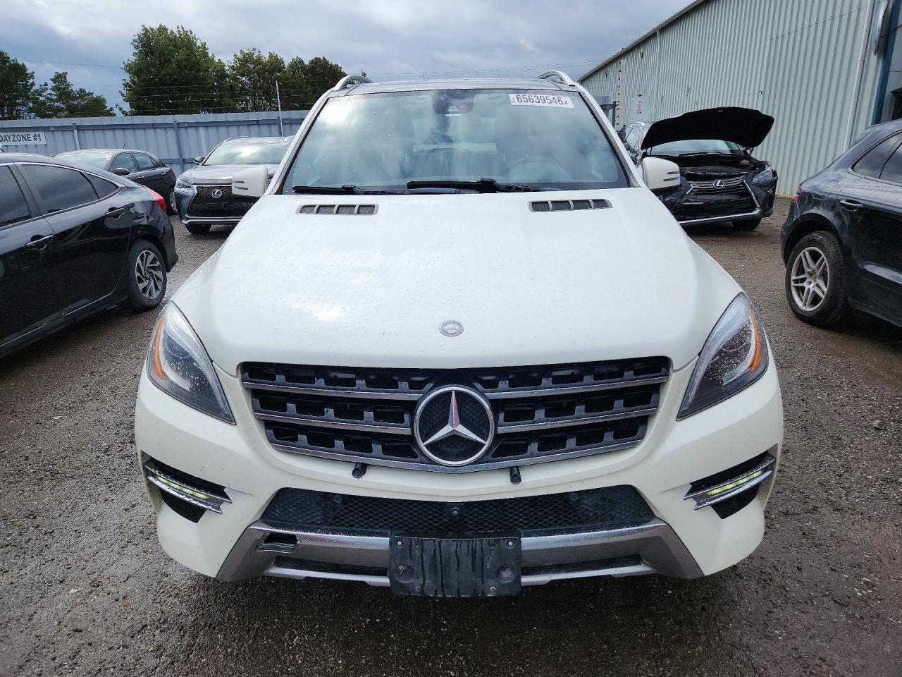 2014 Mercedes-benz Ml 350 Bluetec White vin: 4JGDA2EB8EA419232