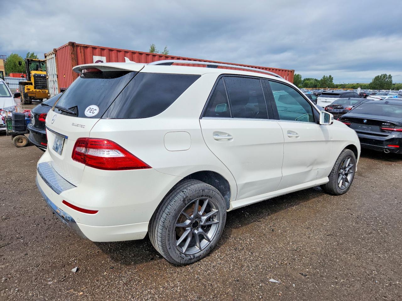 2014 Mercedes-benz Ml 350 Bluetec White vin: 4JGDA2EB8EA419232
