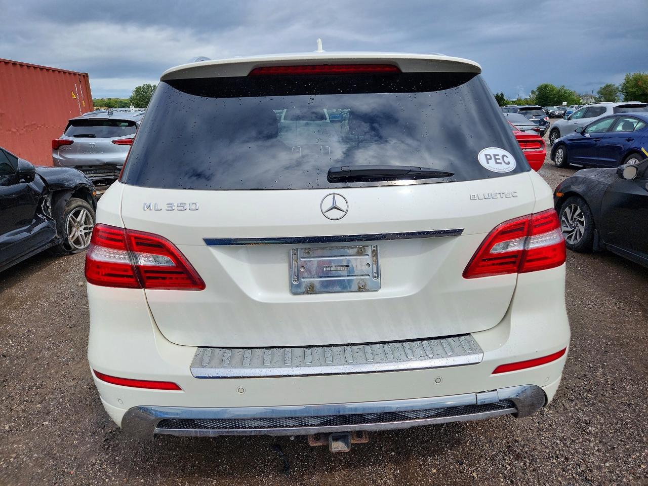 2014 Mercedes-benz Ml 350 Bluetec White vin: 4JGDA2EB8EA419232