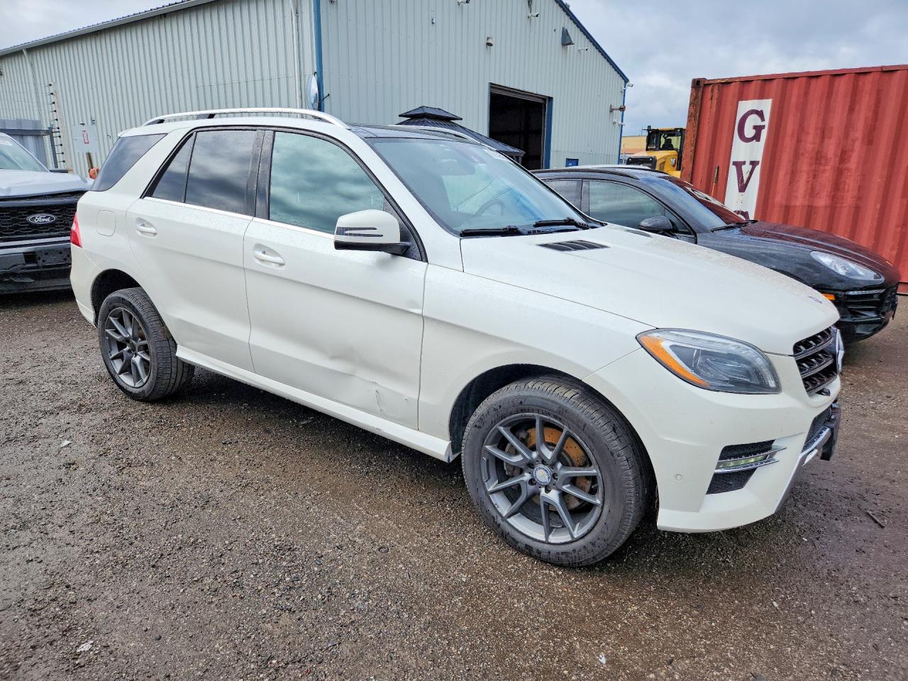 2014 Mercedes-benz Ml 350 Bluetec White vin: 4JGDA2EB8EA419232