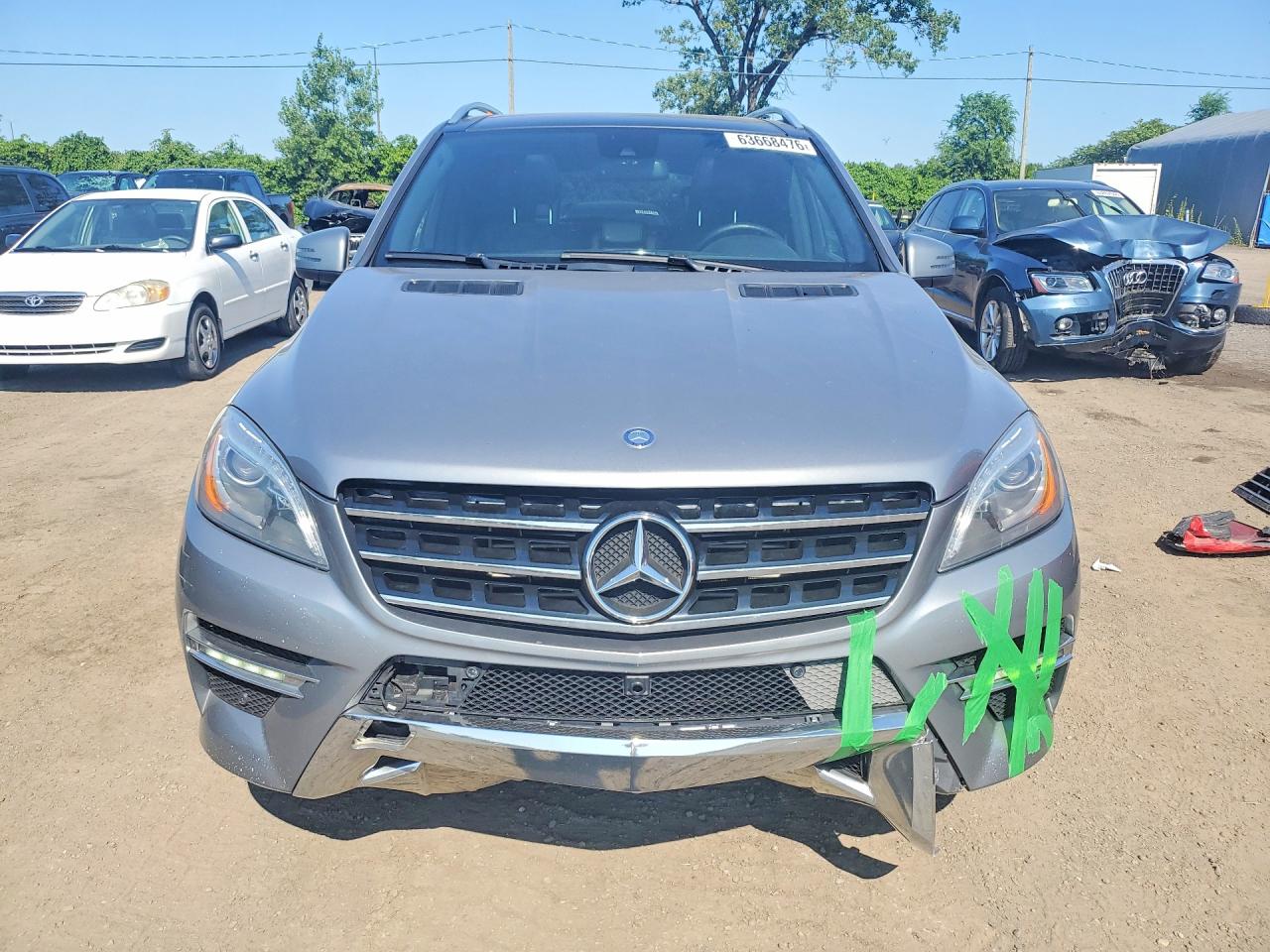 2014 Mercedes-benz Ml 350 Bluetec Серебряный vin: 4JGDA2EB8EA427265