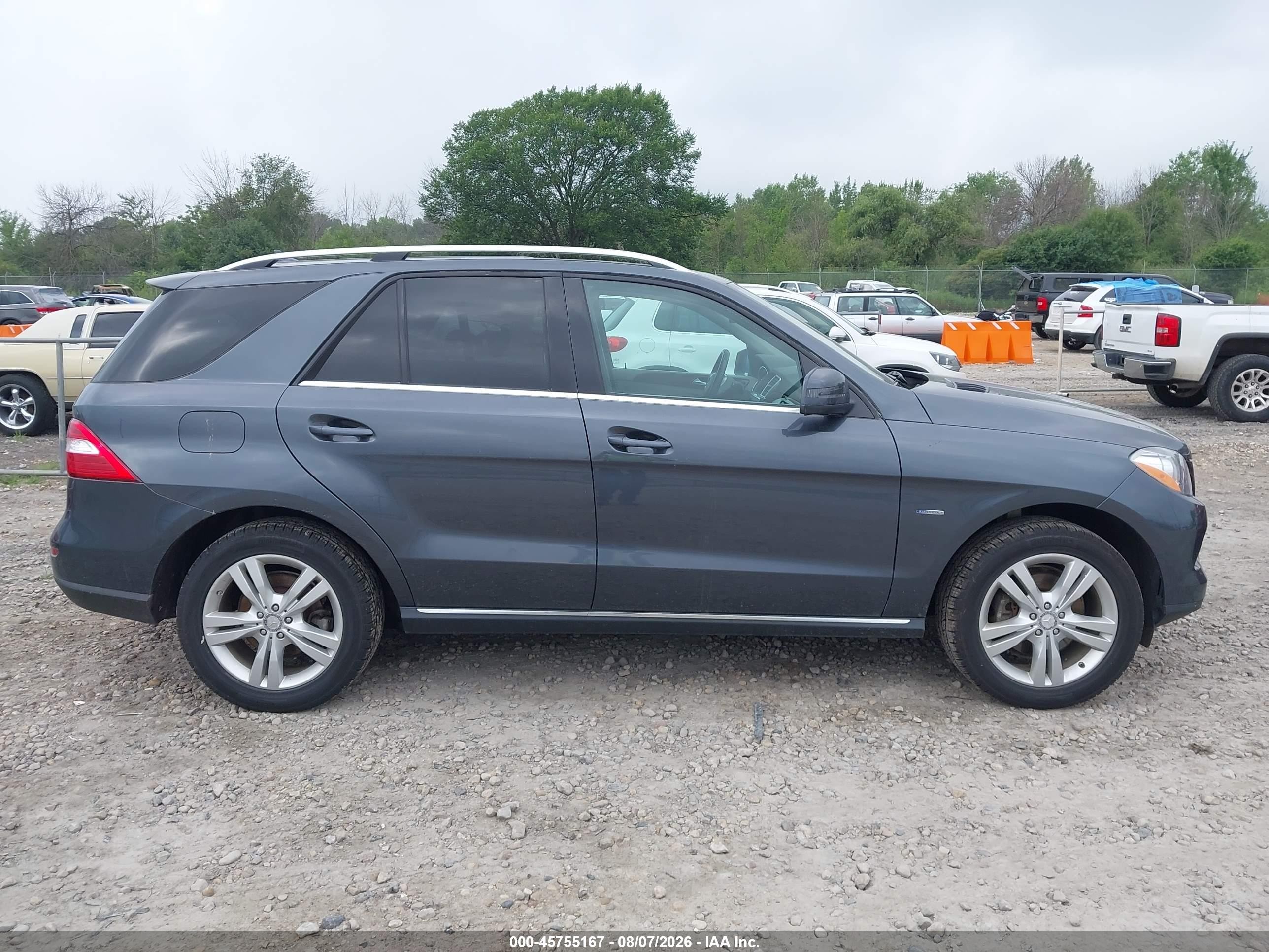 2012 Mercedes-benz Ml 350 Bluetec 4matic Синий vin: 4JGDA2EB9CA026143