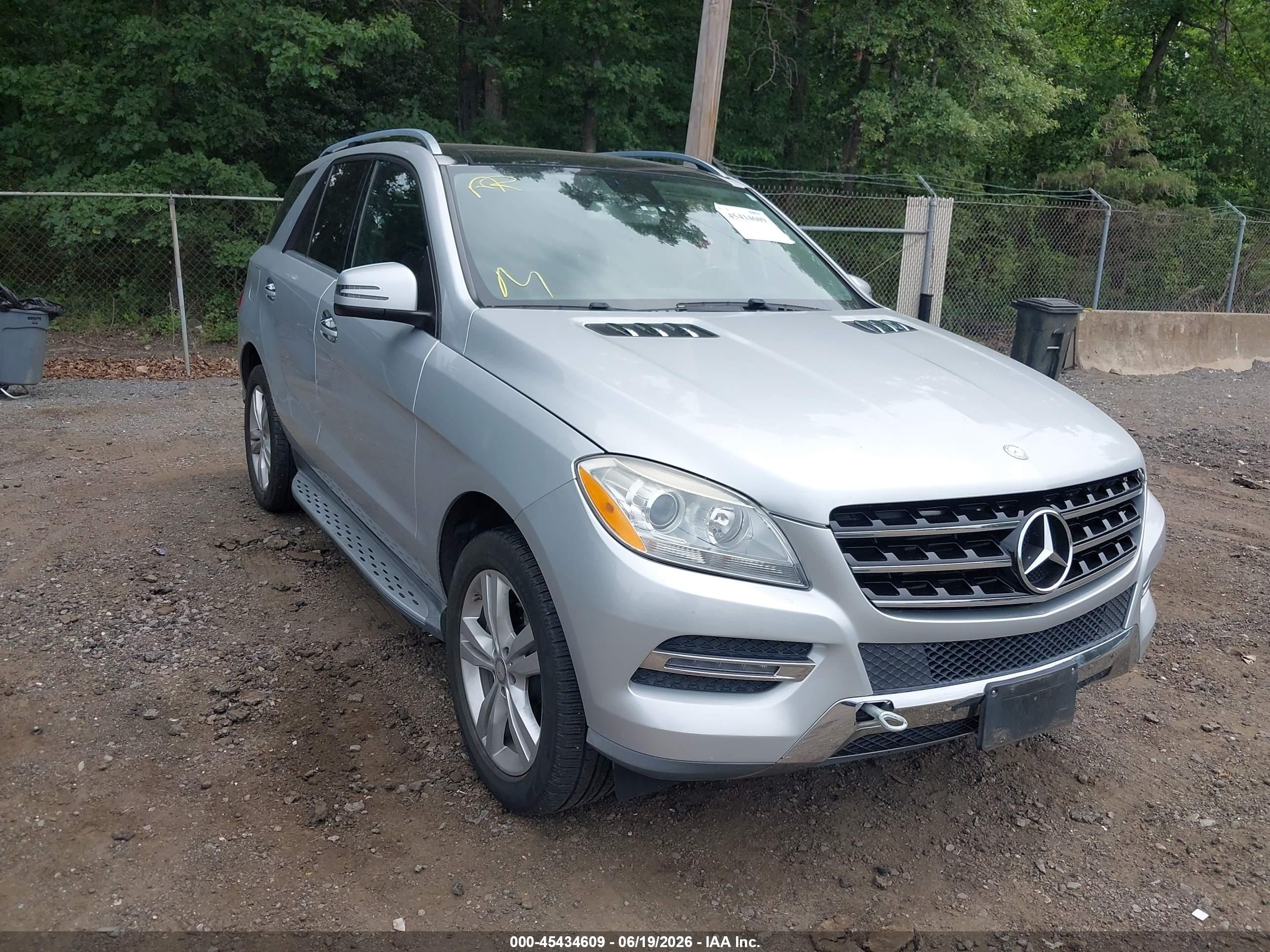 2014 Mercedes-benz Ml 350 Bluetec 4matic Silver vin: 4JGDA2EB9EA274993