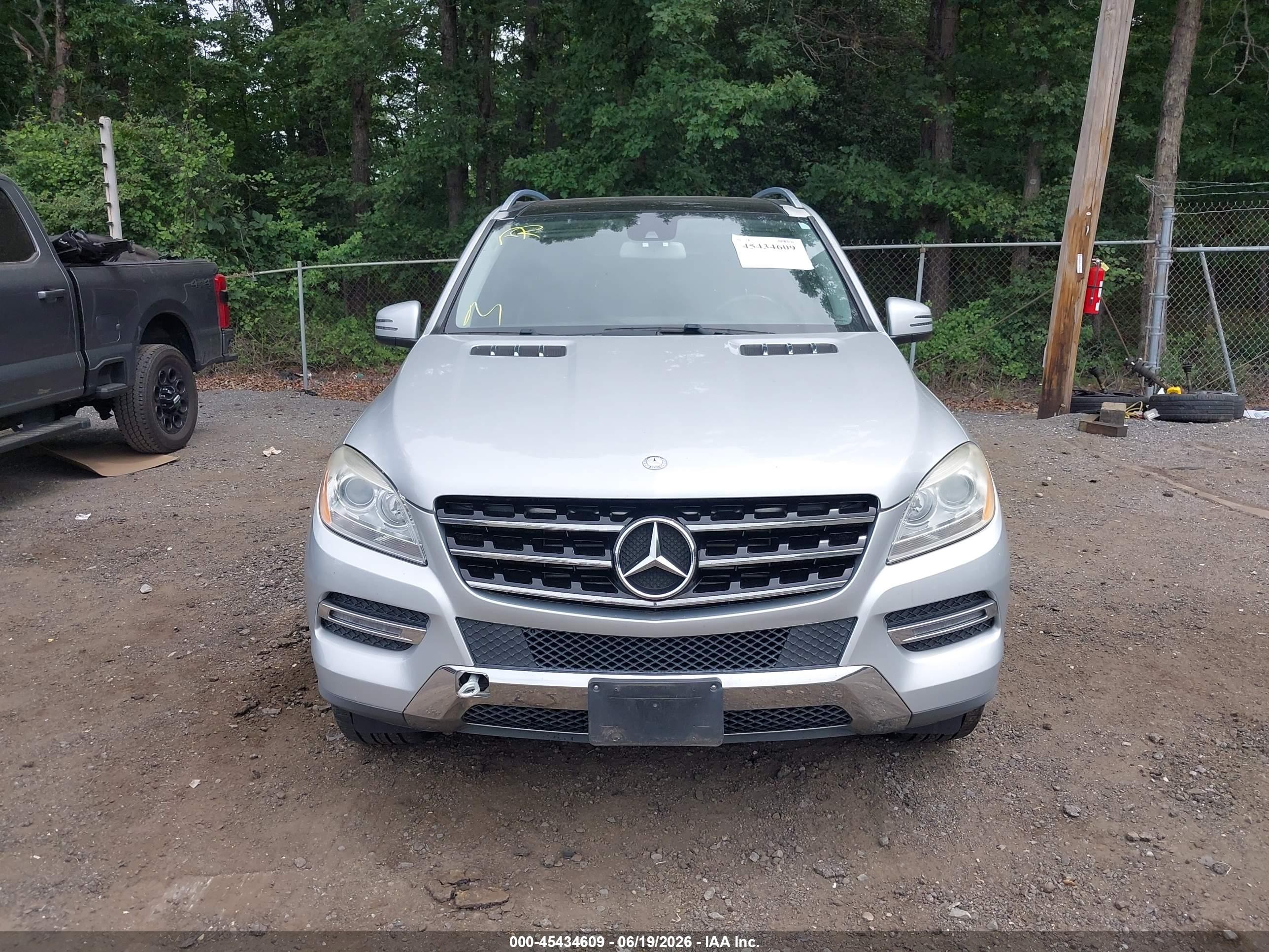 2014 Mercedes-benz Ml 350 Bluetec 4matic Silver vin: 4JGDA2EB9EA274993