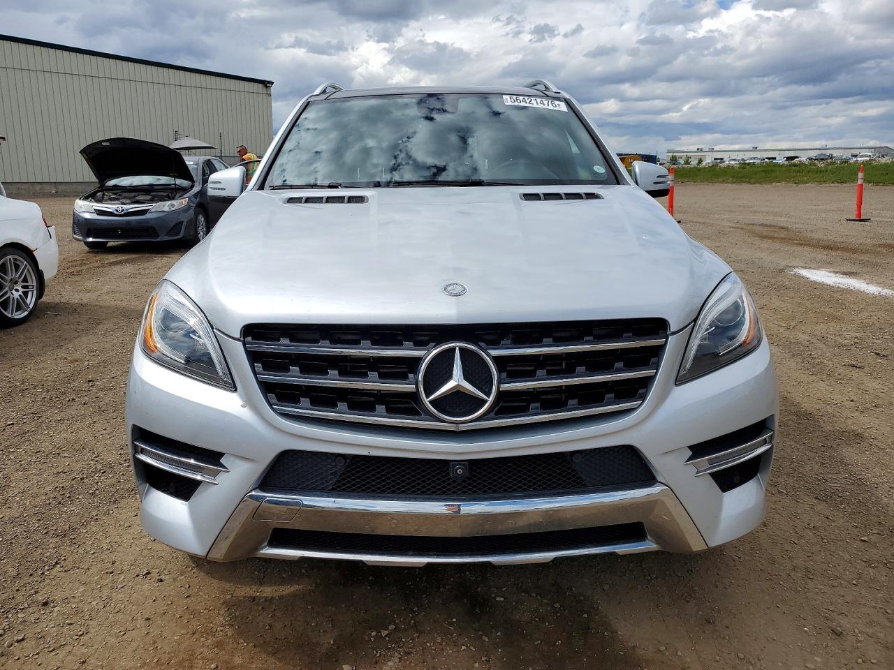 2015 Mercedes-benz Ml 350 Bluetec Silver vin: 4JGDA2EB9FA527795