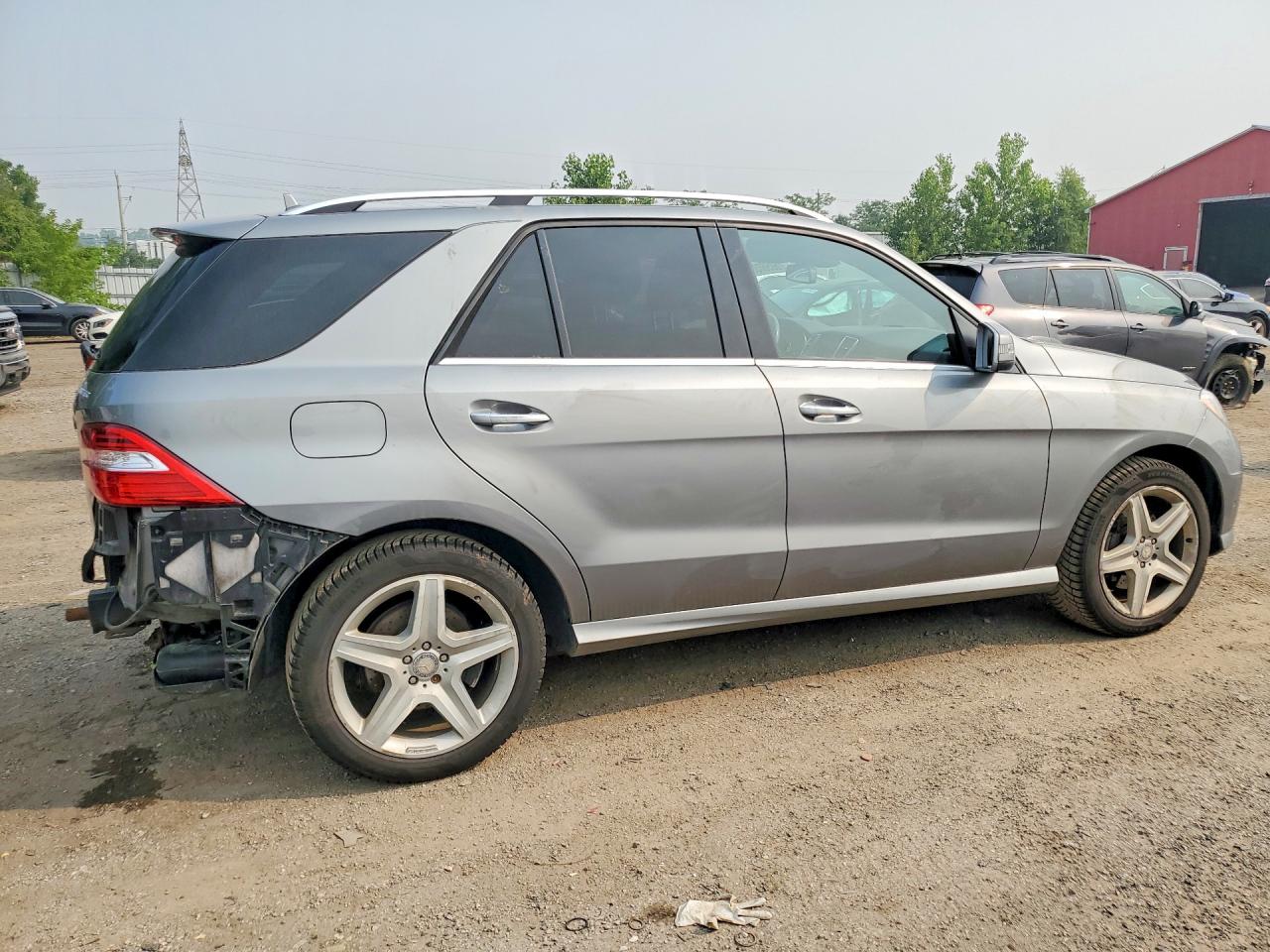 2015 Mercedes-benz Ml 350 Bluetec Silver vin: 4JGDA2EB9FA562482