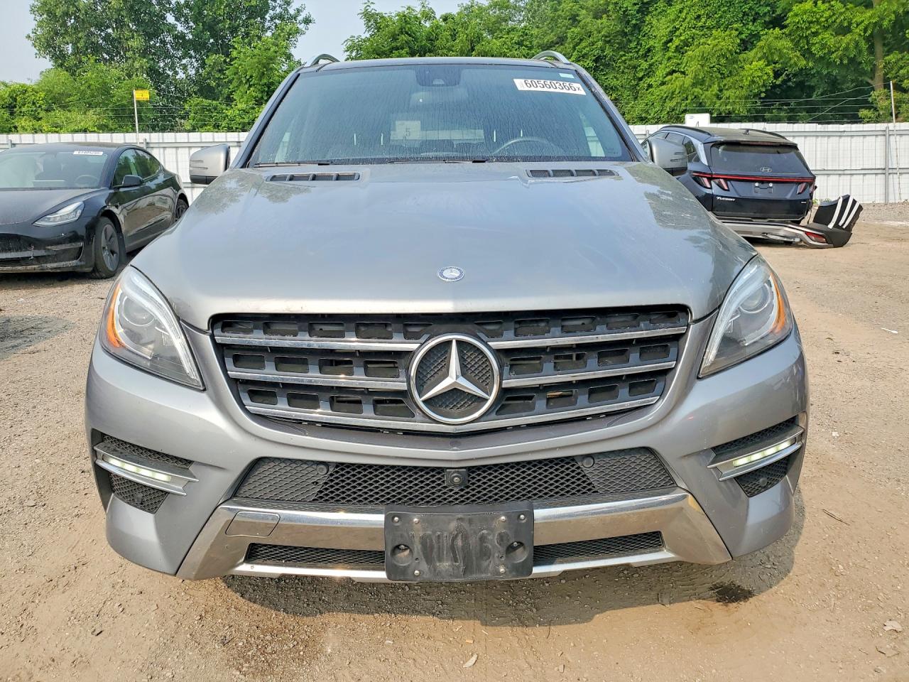 2015 Mercedes-benz Ml 350 Bluetec Silver vin: 4JGDA2EB9FA562482