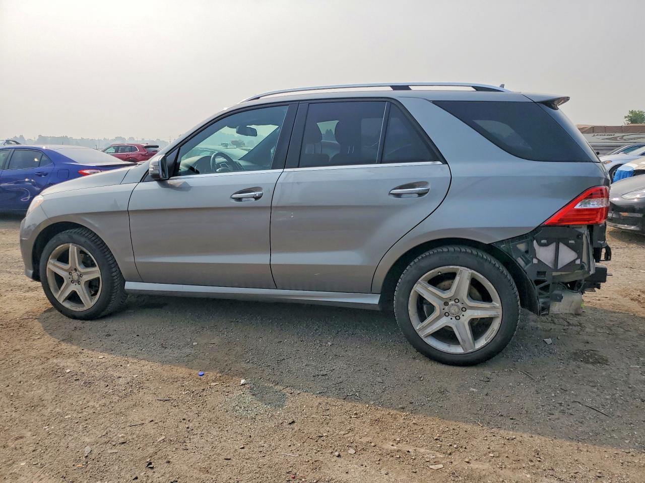 2015 Mercedes-benz Ml 350 Bluetec Silver vin: 4JGDA2EB9FA562482