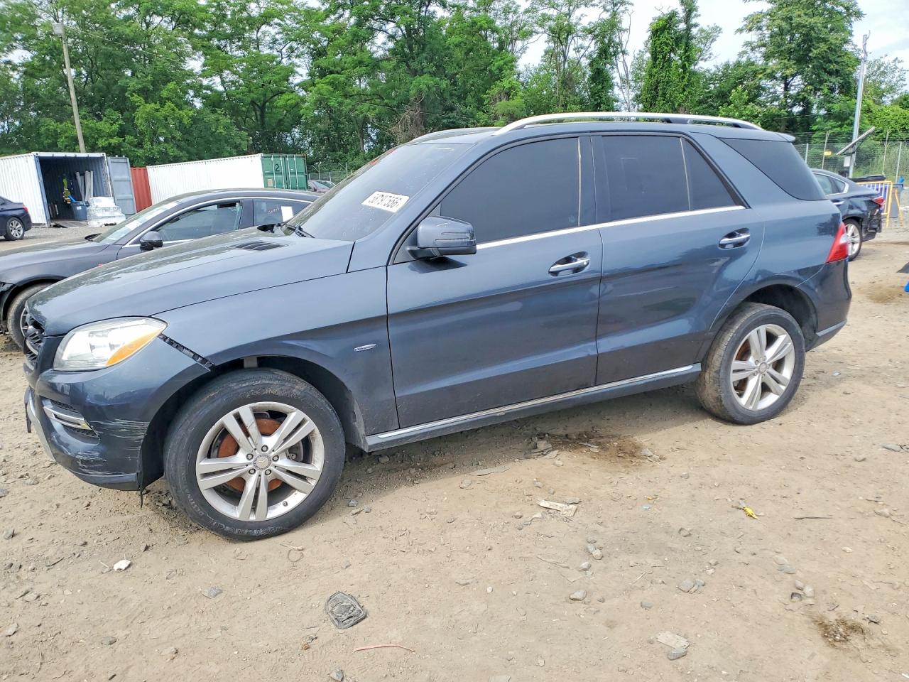 2012 Mercedes-benz Ml 350 Bluetec Серый vin: 4JGDA2EBXCA025650