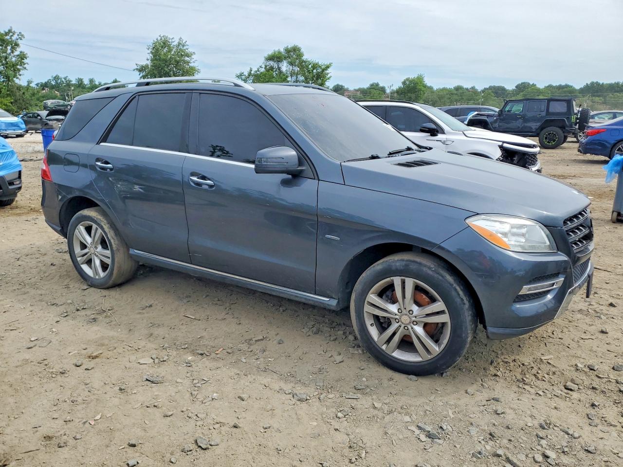 2012 Mercedes-benz Ml 350 Bluetec Серый vin: 4JGDA2EBXCA025650