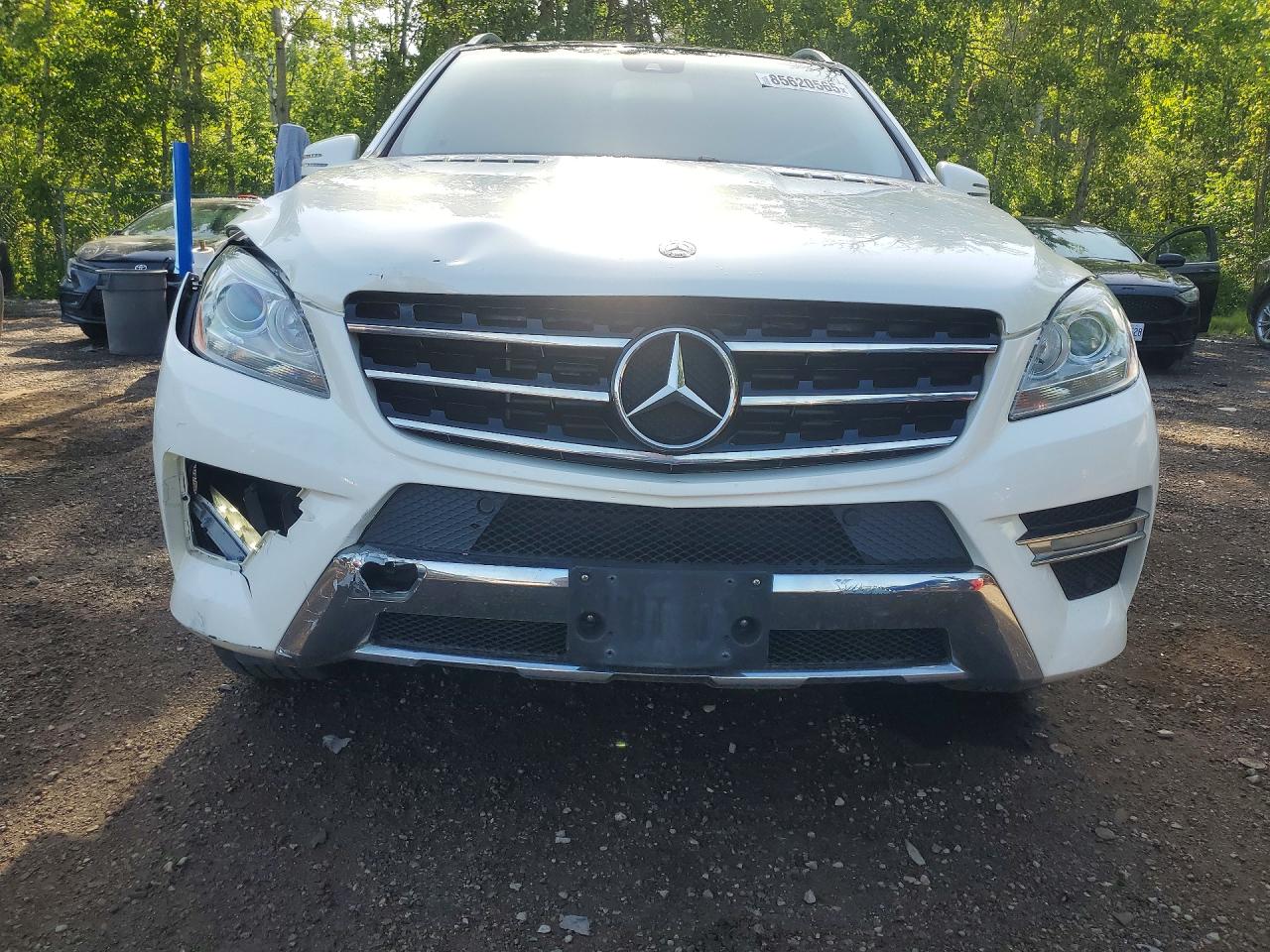 2012 Mercedes-benz Ml 350 Bluetec White vin: 4JGDA2EBXCA030654