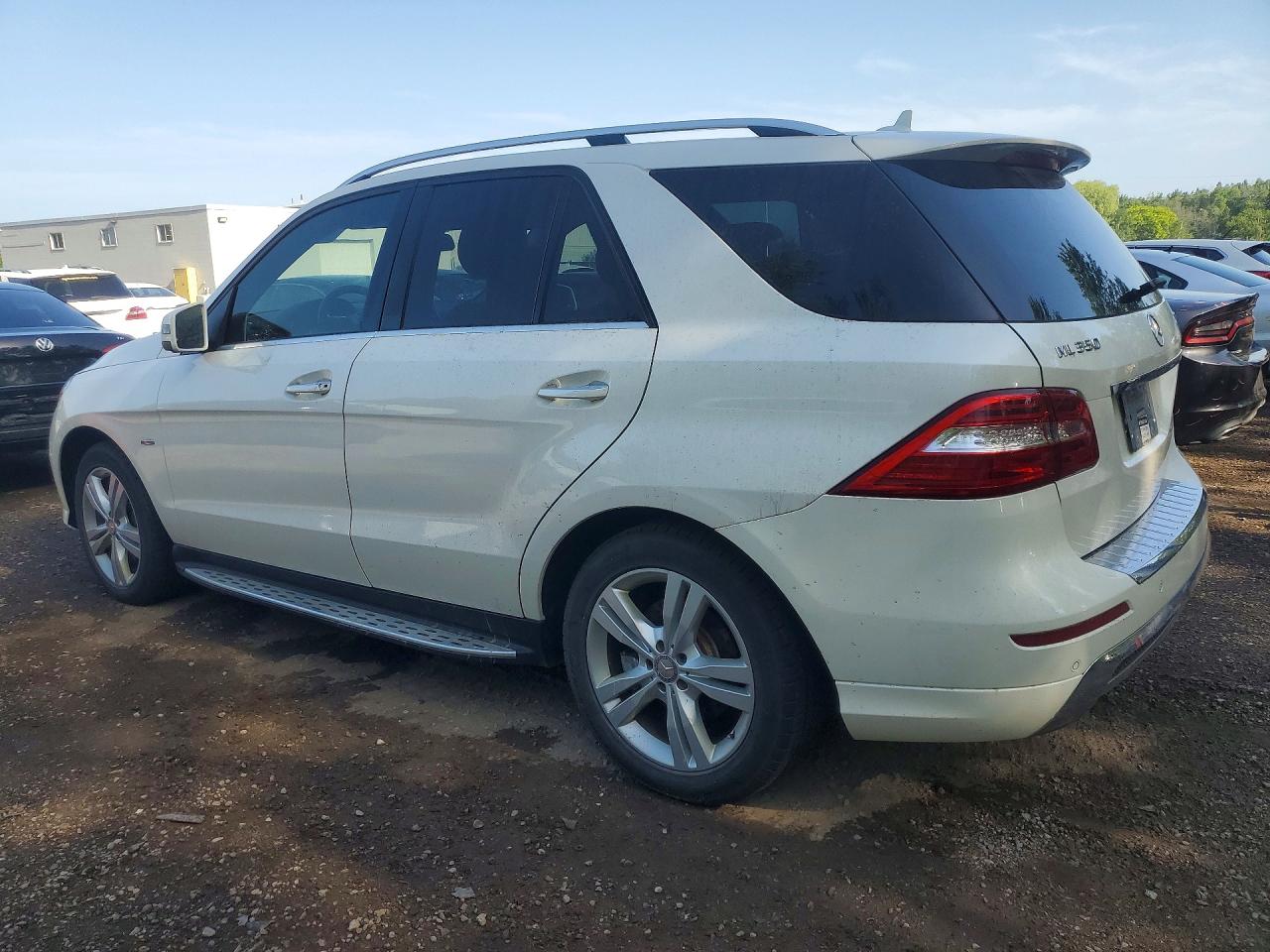 2012 Mercedes-benz Ml 350 Bluetec White vin: 4JGDA2EBXCA030654