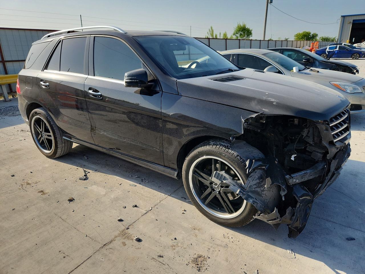 2014 Mercedes-benz Ml 350 Bluetec Black vin: 4JGDA2EBXEA361978