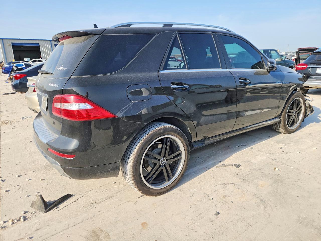 2014 Mercedes-benz Ml 350 Bluetec Black vin: 4JGDA2EBXEA361978