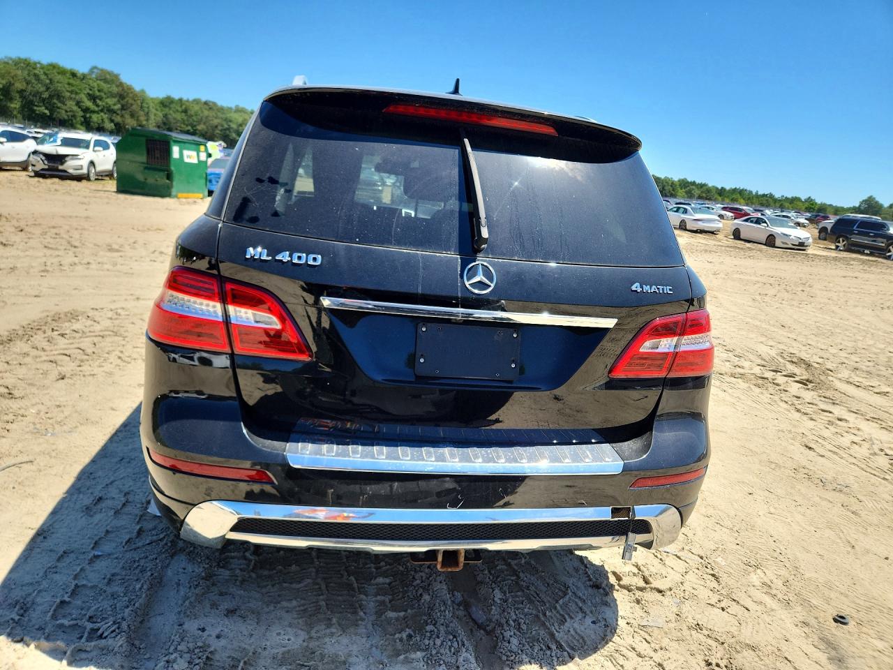 2015 Mercedes-benz Ml 400 4matic Black vin: 4JGDA5GB1FA501061