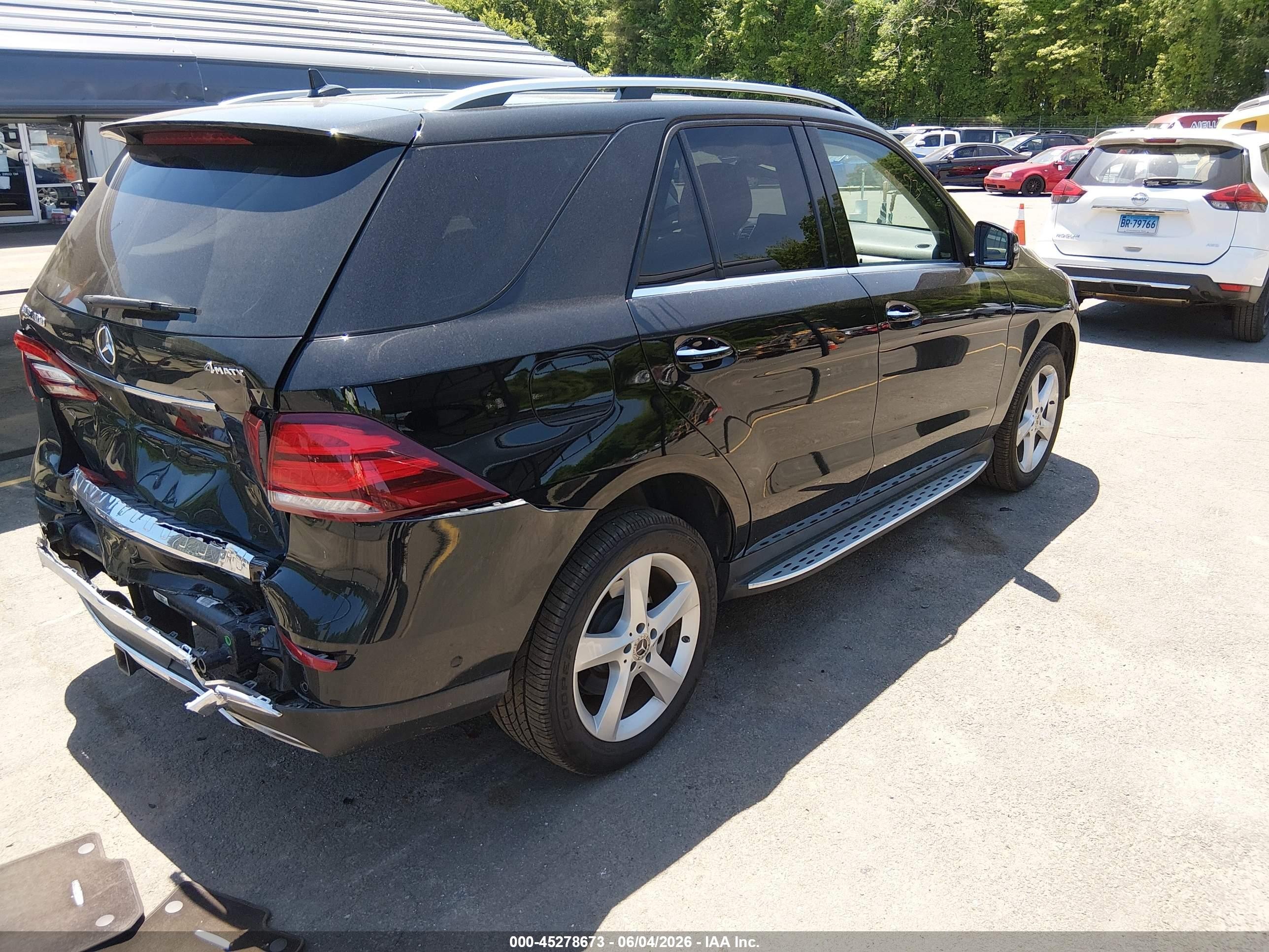 2019 Mercedes-benz Gle 400 4matic Black vin: 4JGDA5GB4KB205570