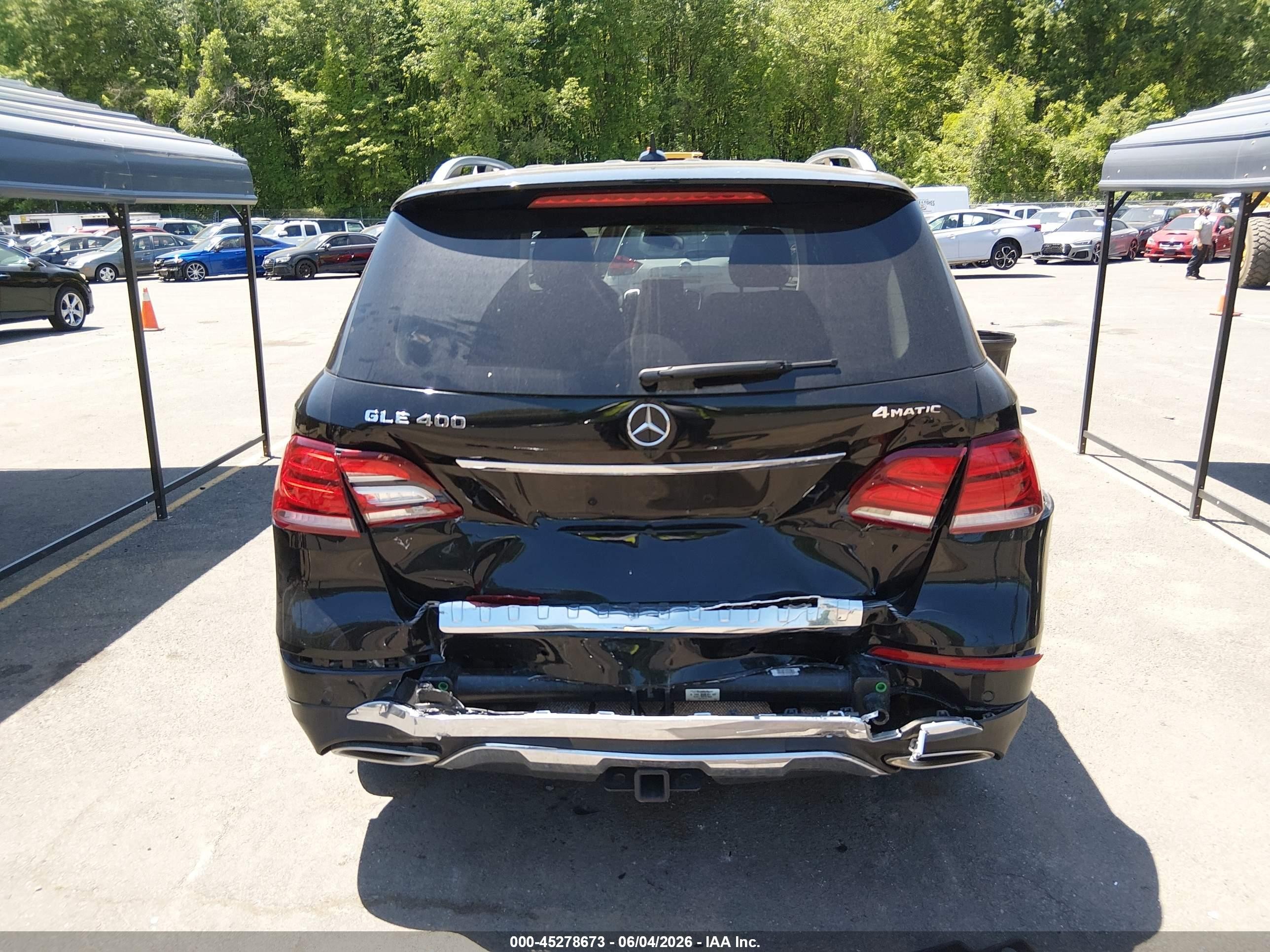 2019 Mercedes-benz Gle 400 4matic Black vin: 4JGDA5GB4KB205570