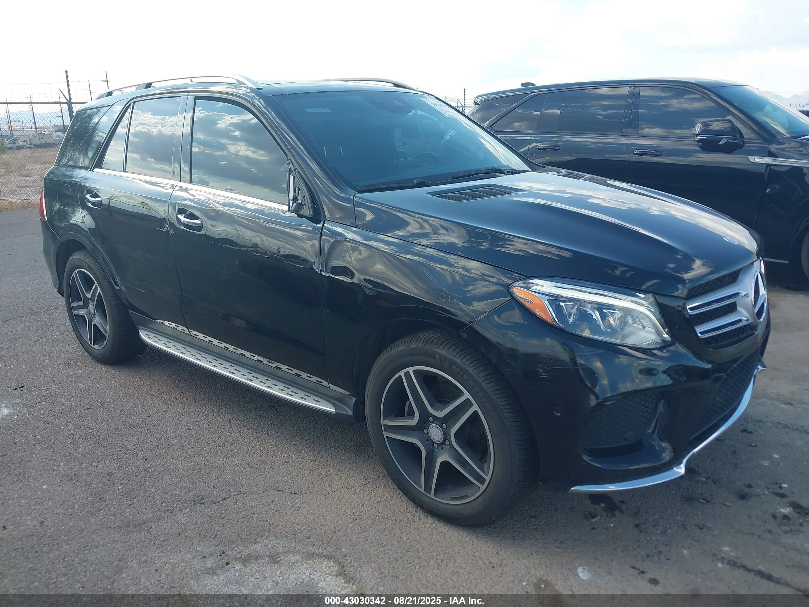 2016 Mercedes-benz Gle 400 4matic Black vin: 4JGDA5GB8GA677378