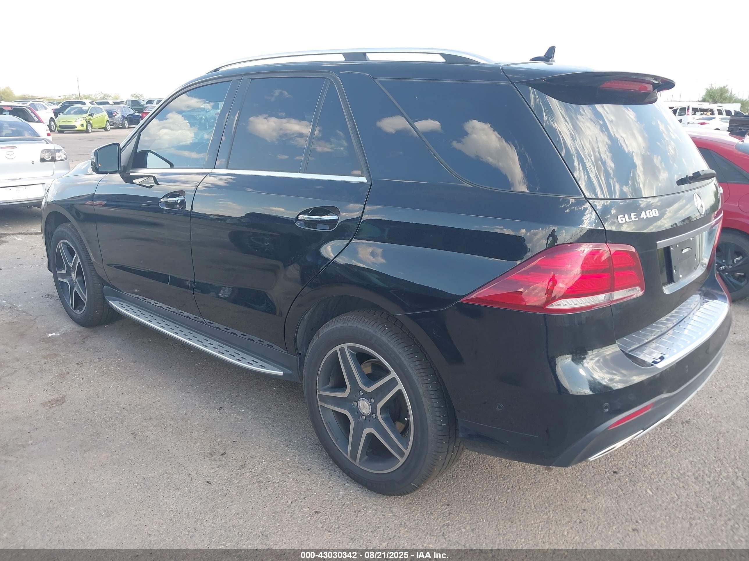 2016 Mercedes-benz Gle 400 4matic Black vin: 4JGDA5GB8GA677378
