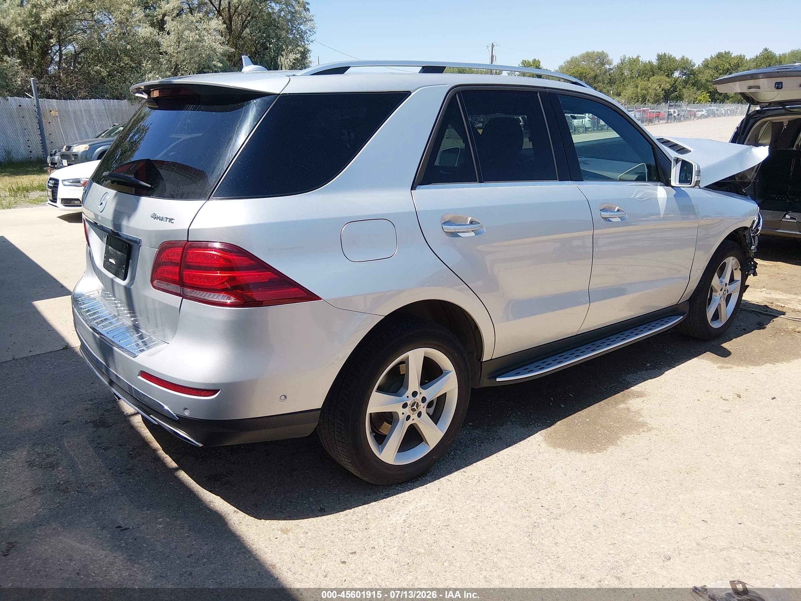 2019 Mercedes-benz Gle 400 4matic Белый vin: 4JGDA5GB9KB205872