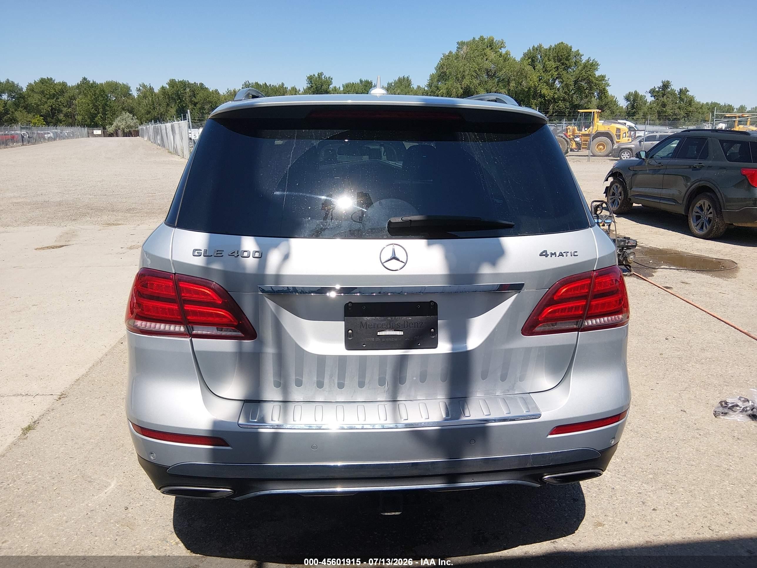 2019 Mercedes-benz Gle 400 4matic Белый vin: 4JGDA5GB9KB205872