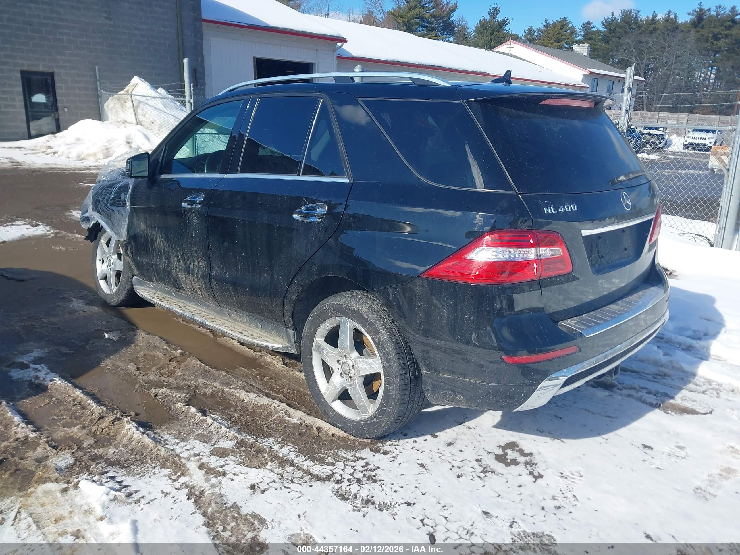 2015 Mercedes-benz Ml 400 4matic Black vin: 4JGDA5GBXFA545124