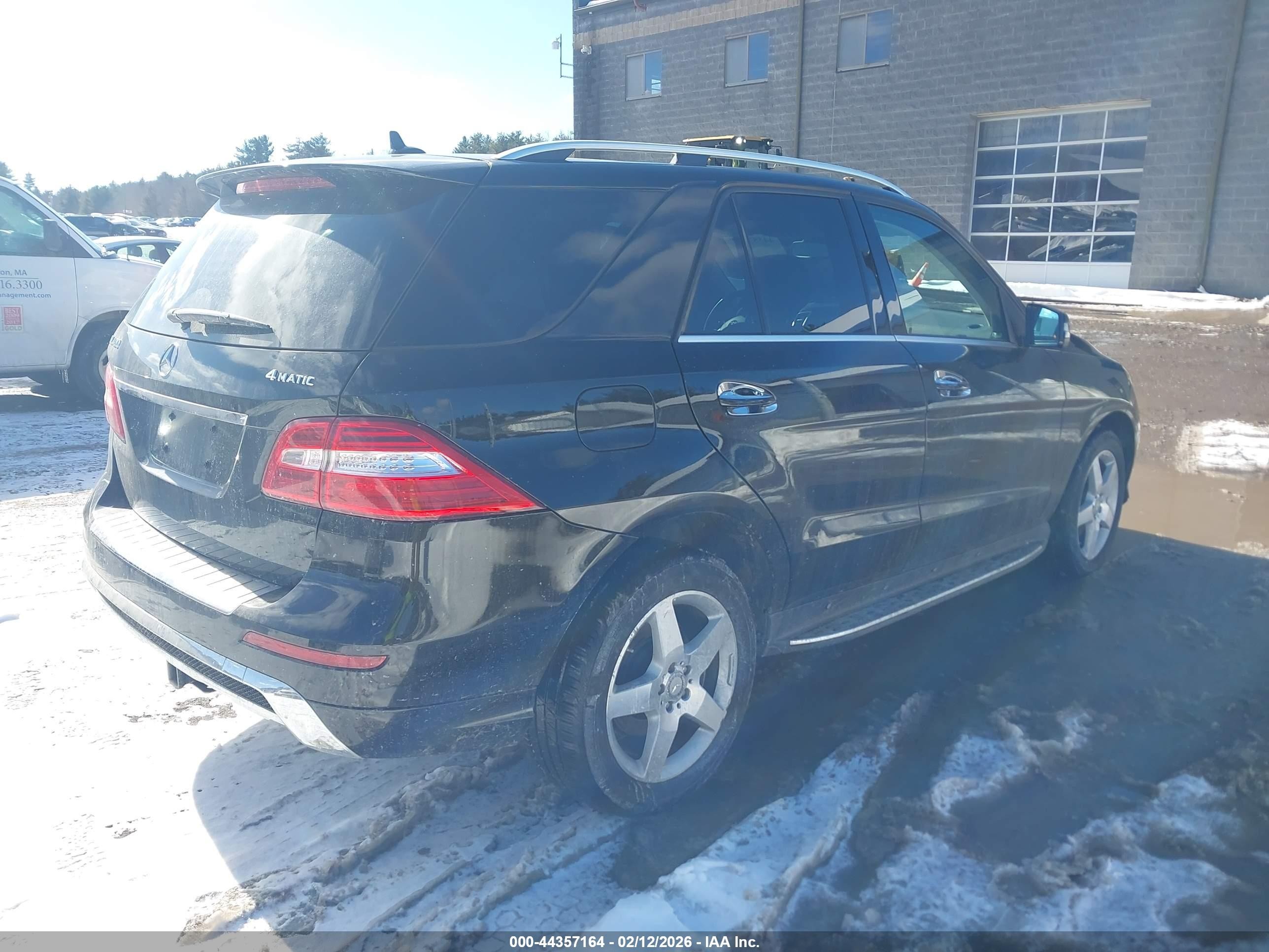 2015 Mercedes-benz Ml 400 4matic Black vin: 4JGDA5GBXFA545124