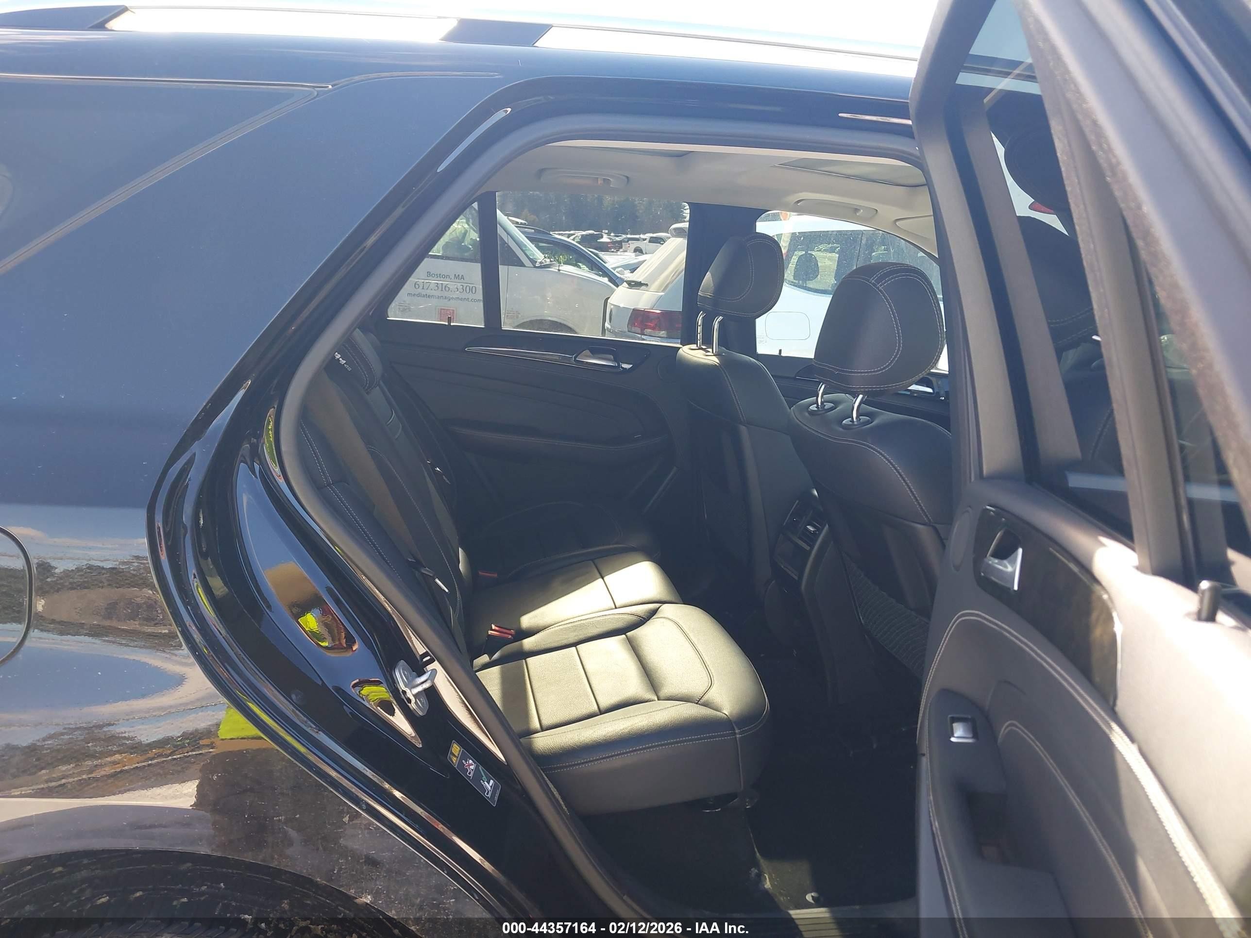 2015 Mercedes-benz Ml 400 4matic Black vin: 4JGDA5GBXFA545124