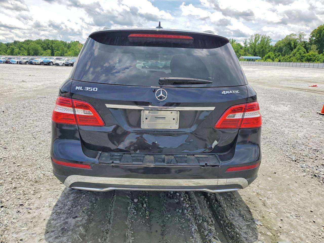 2012 Mercedes-benz Ml 350 4matic Black vin: 4JGDA5HB0CA007042