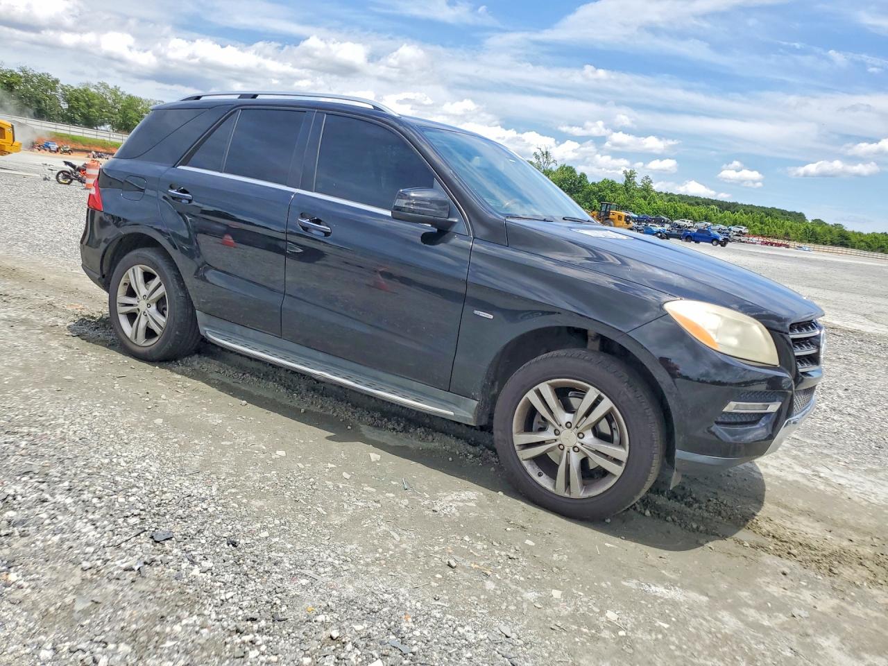 2012 Mercedes-benz Ml 350 4matic Black vin: 4JGDA5HB0CA007042