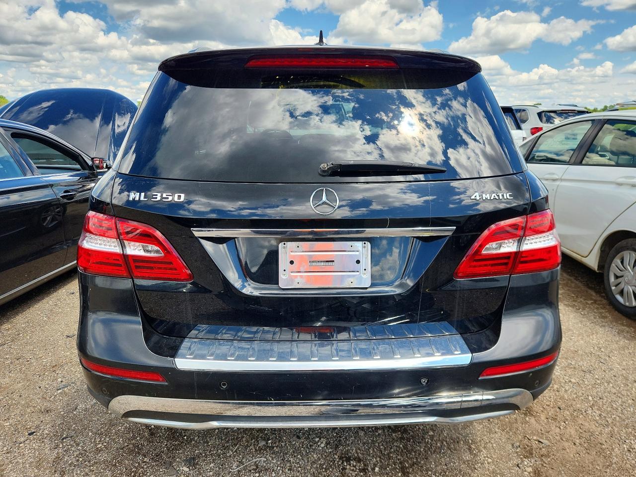 2012 Mercedes-benz Ml 350 4matic Black vin: 4JGDA5HB0CA010510