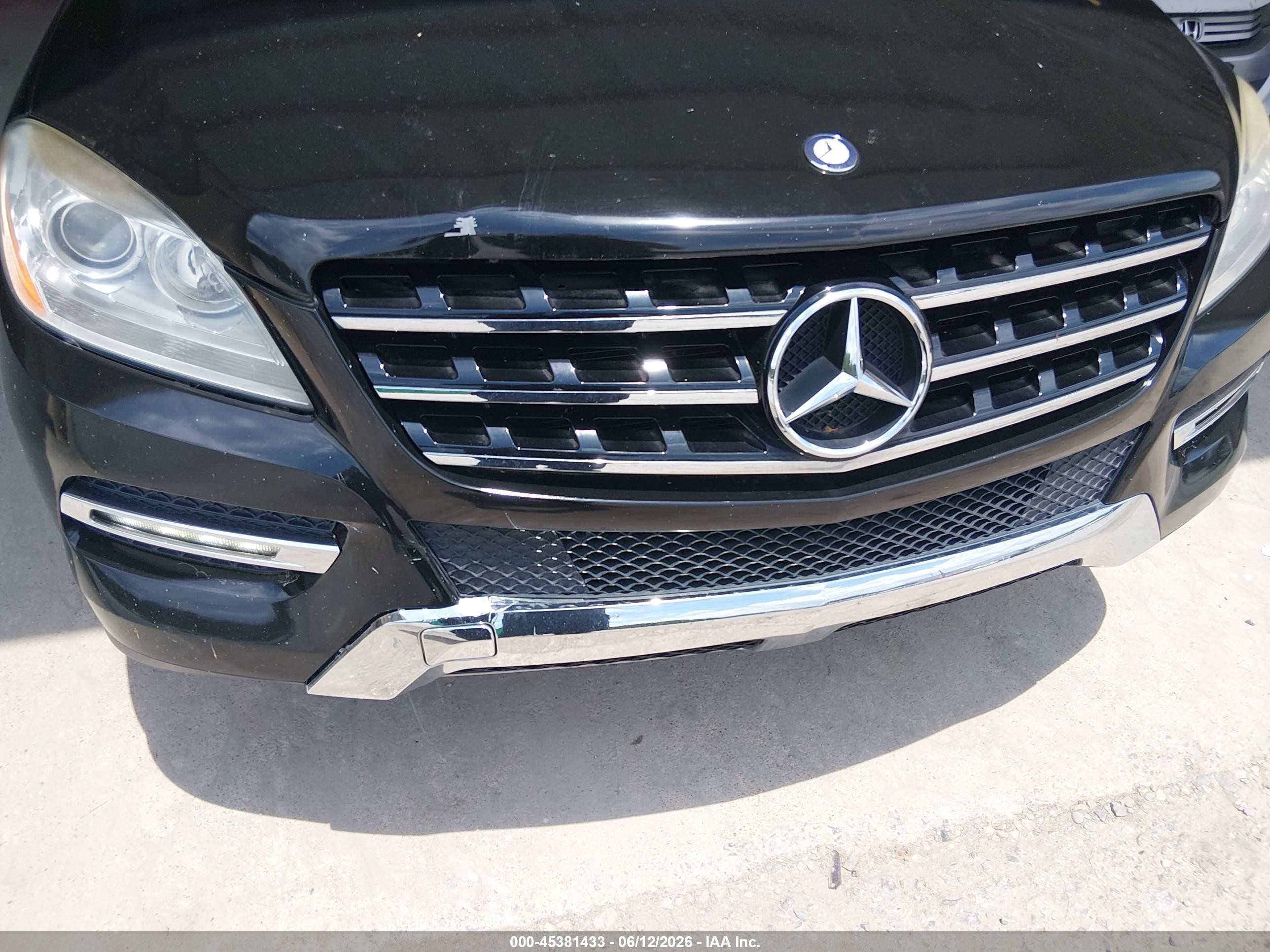 2012 Mercedes-benz Ml 350 4matic Черный vin: 4JGDA5HB0CA014444