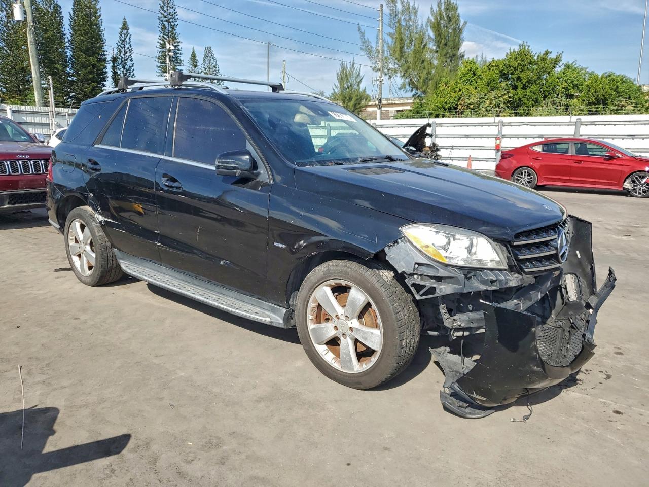 2012 Mercedes-benz Ml 350 4matic Black vin: 4JGDA5HB0CA020034