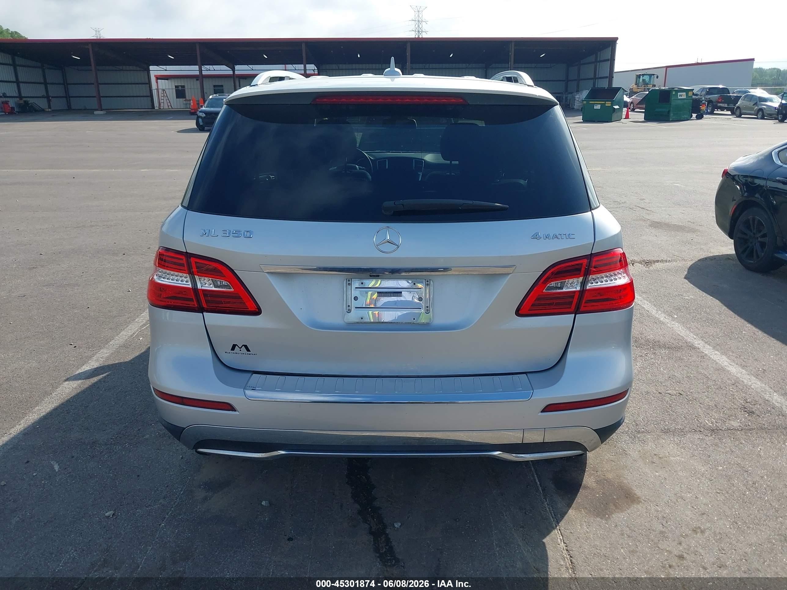 2012 Mercedes-benz Ml 350 4matic Gray vin: 4JGDA5HB0CA028084