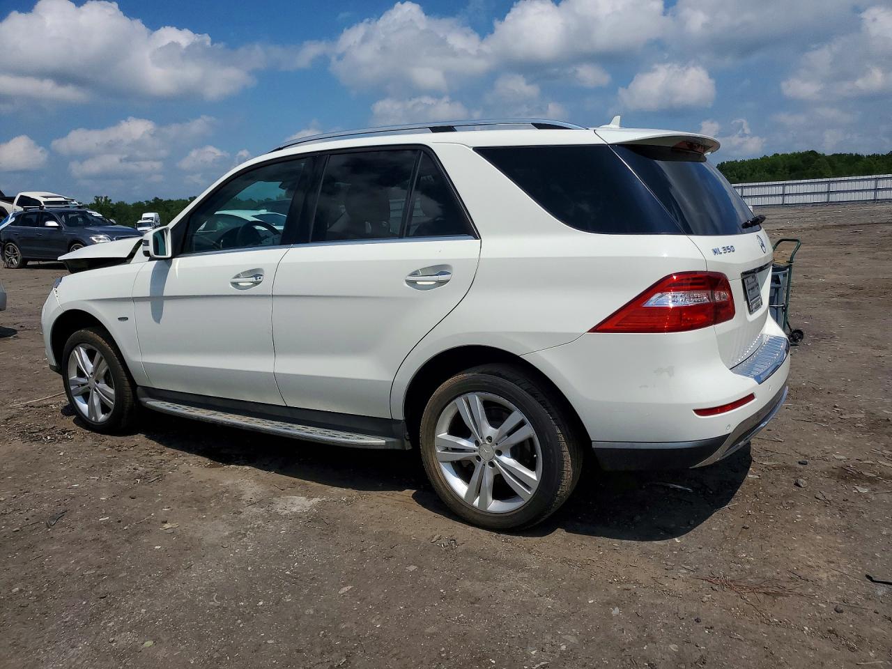 2012 Mercedes-benz Ml 350 4matic Белый vin: 4JGDA5HB0CA036959