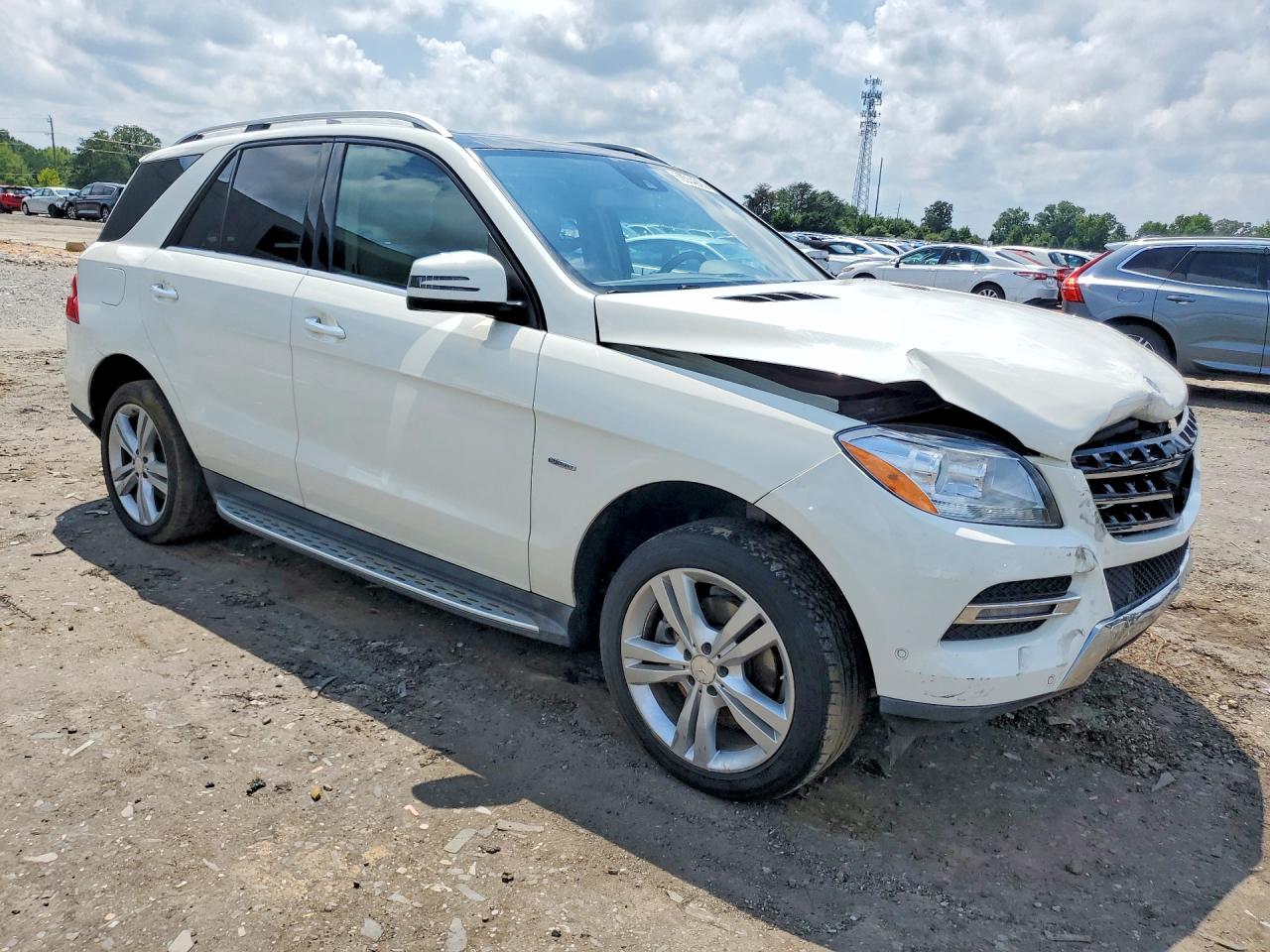 2012 Mercedes-benz Ml 350 4matic Белый vin: 4JGDA5HB0CA036959