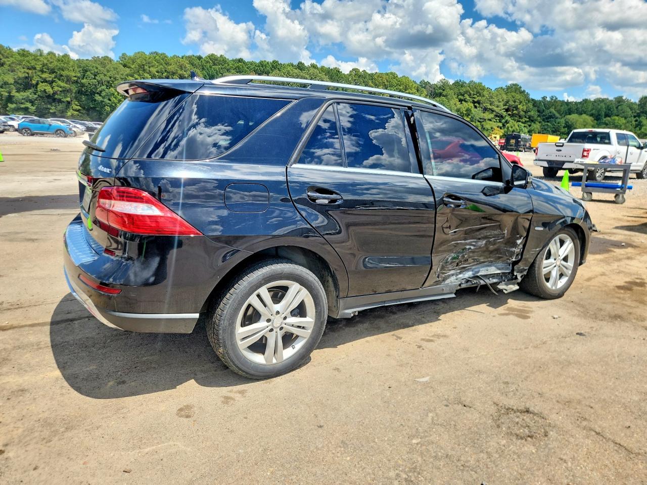 2012 Mercedes-benz Ml 350 4matic Black vin: 4JGDA5HB0CA056015