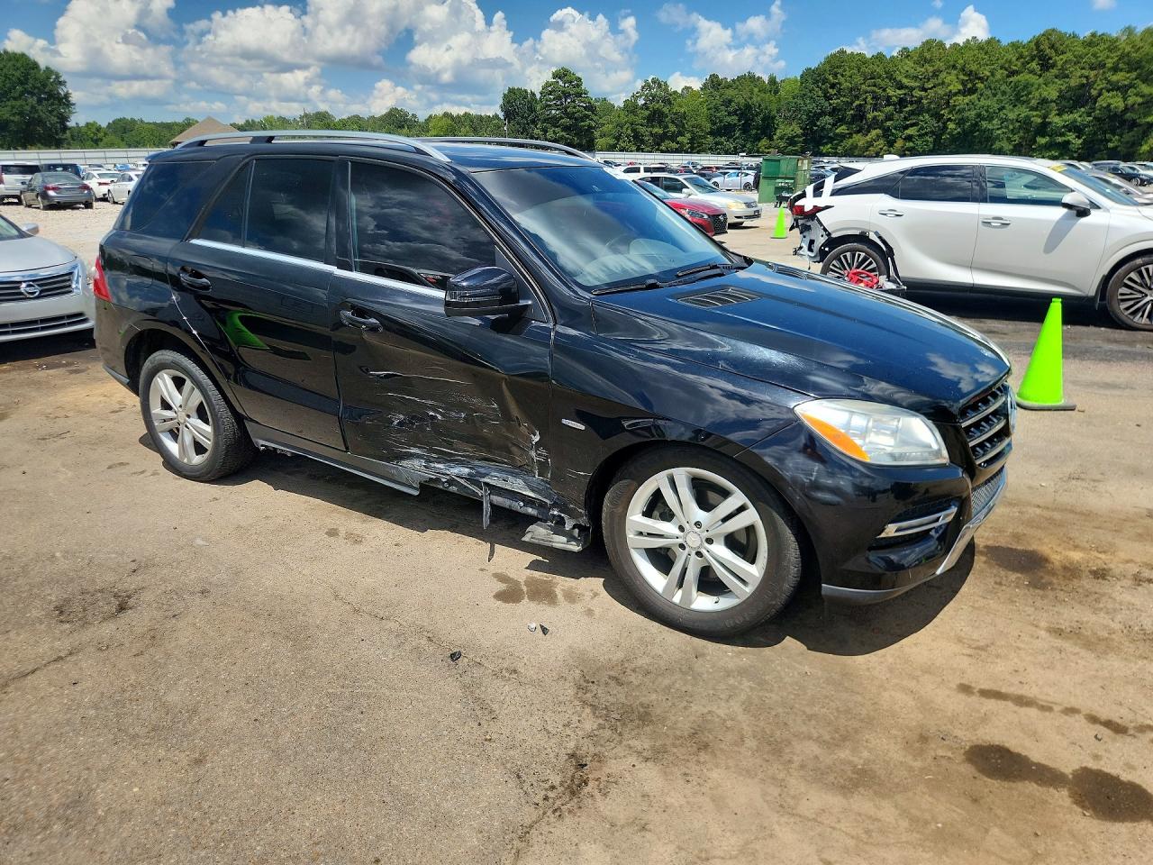 2012 Mercedes-benz Ml 350 4matic Black vin: 4JGDA5HB0CA056015