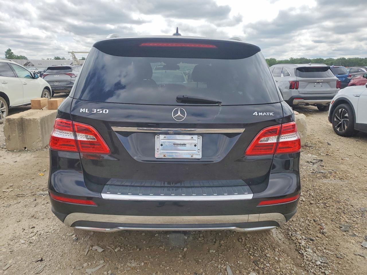 2012 Mercedes-benz Ml 350 4matic Black vin: 4JGDA5HB0CA056774