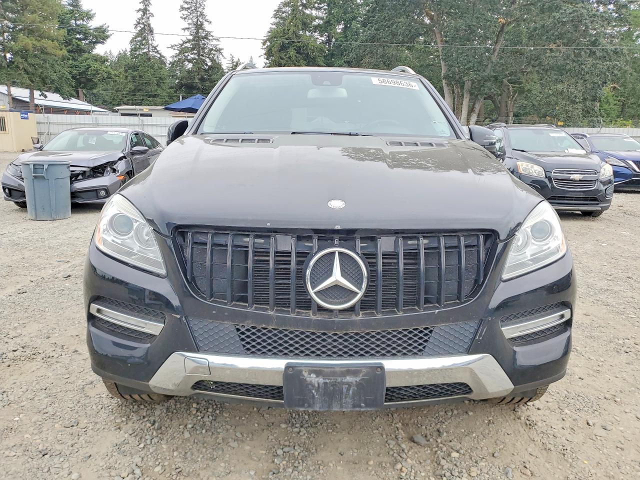 2012 Mercedes-benz Ml 350 4matic Black vin: 4JGDA5HB0CA063076