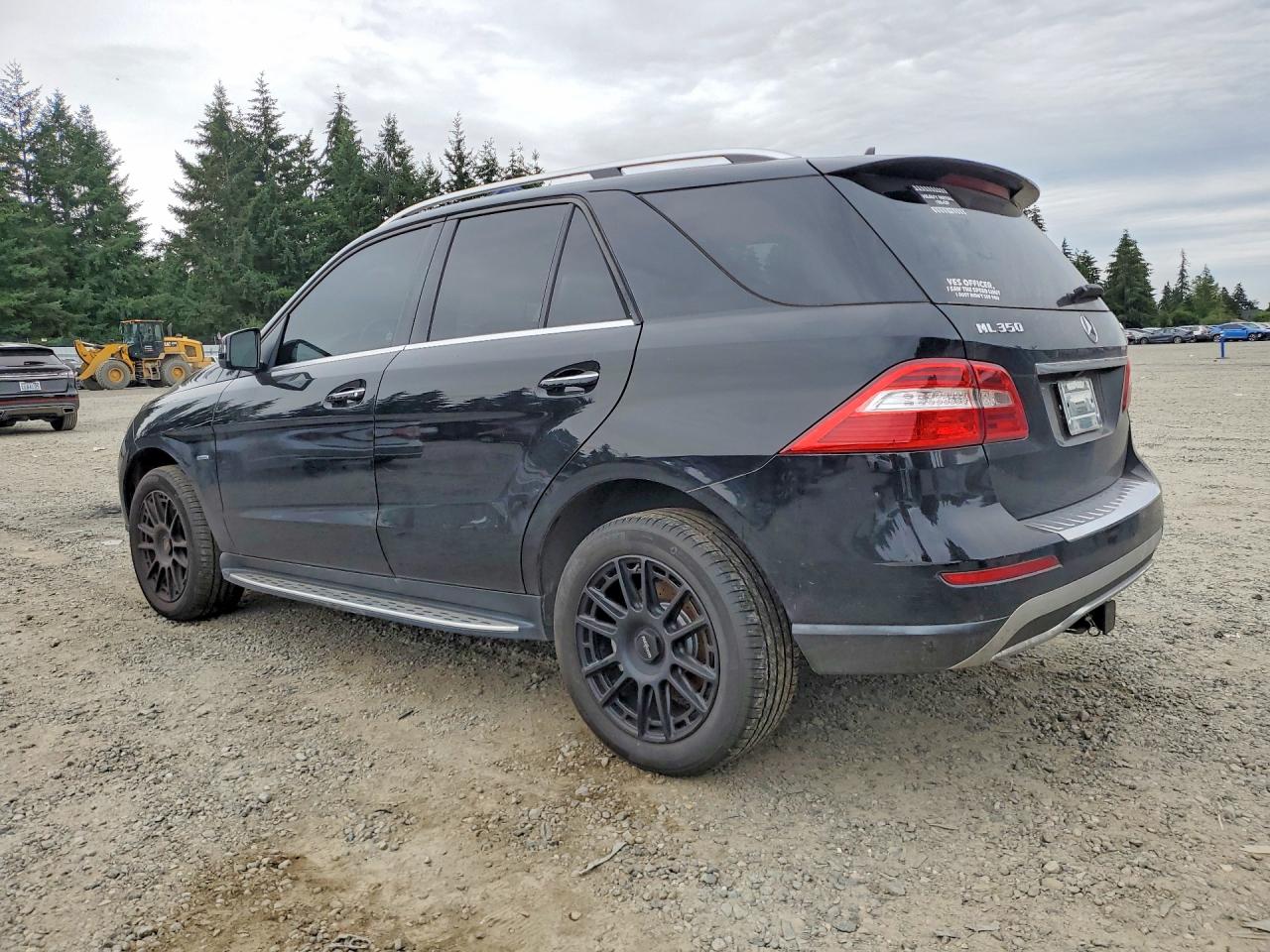 2012 Mercedes-benz Ml 350 4matic Black vin: 4JGDA5HB0CA063076