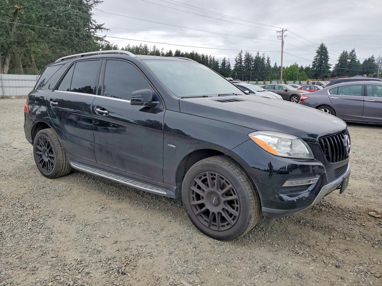2012 Mercedes-benz Ml 350 4matic Black vin: 4JGDA5HB0CA063076
