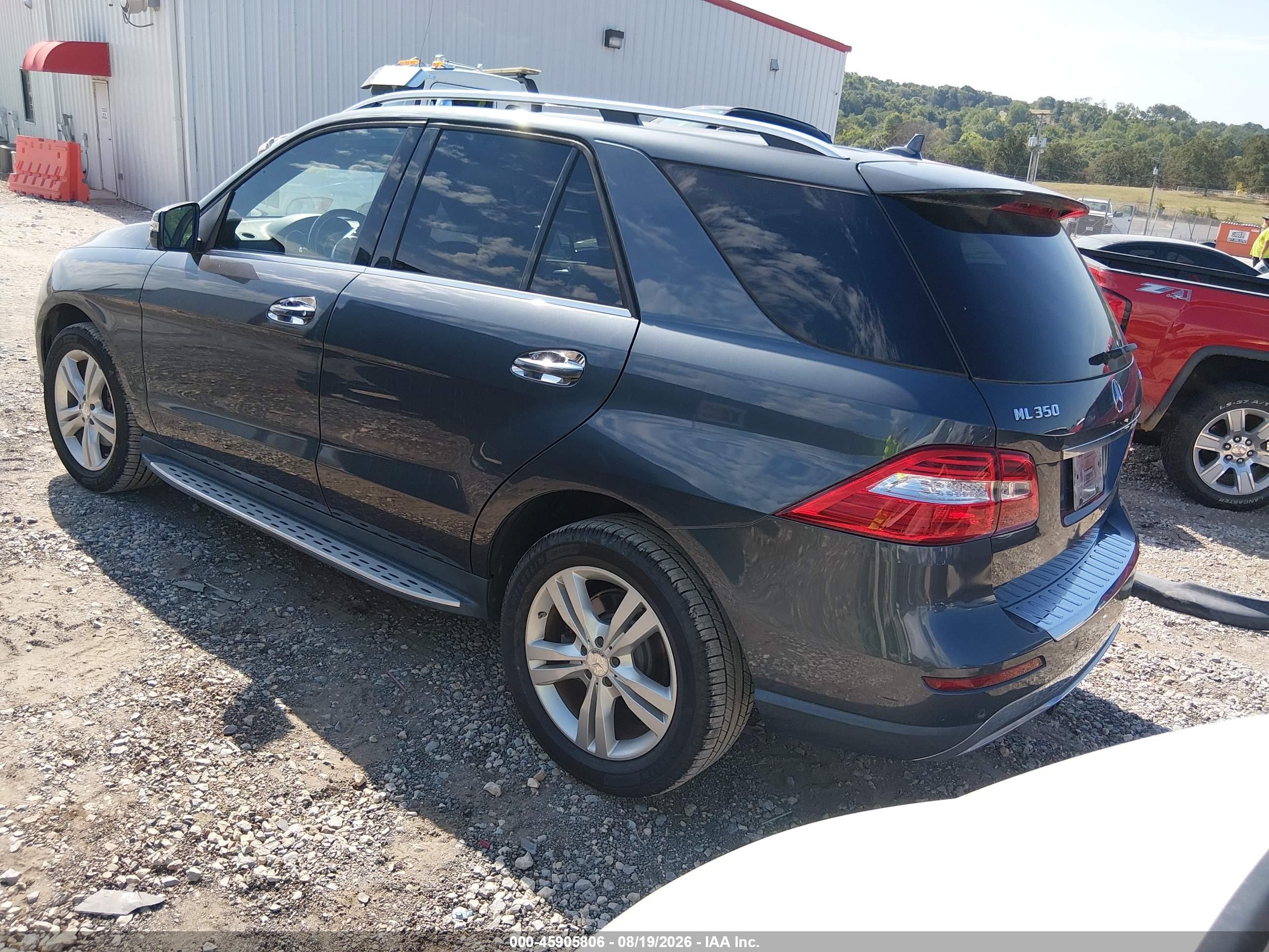 2013 Mercedes-benz Ml 350 4matic Серый vin: 4JGDA5HB0DA114996