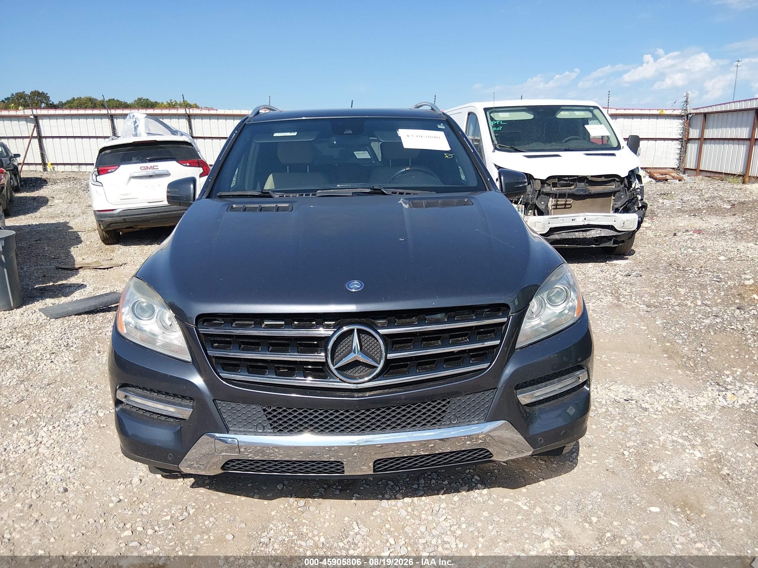 2013 Mercedes-benz Ml 350 4matic Серый vin: 4JGDA5HB0DA114996