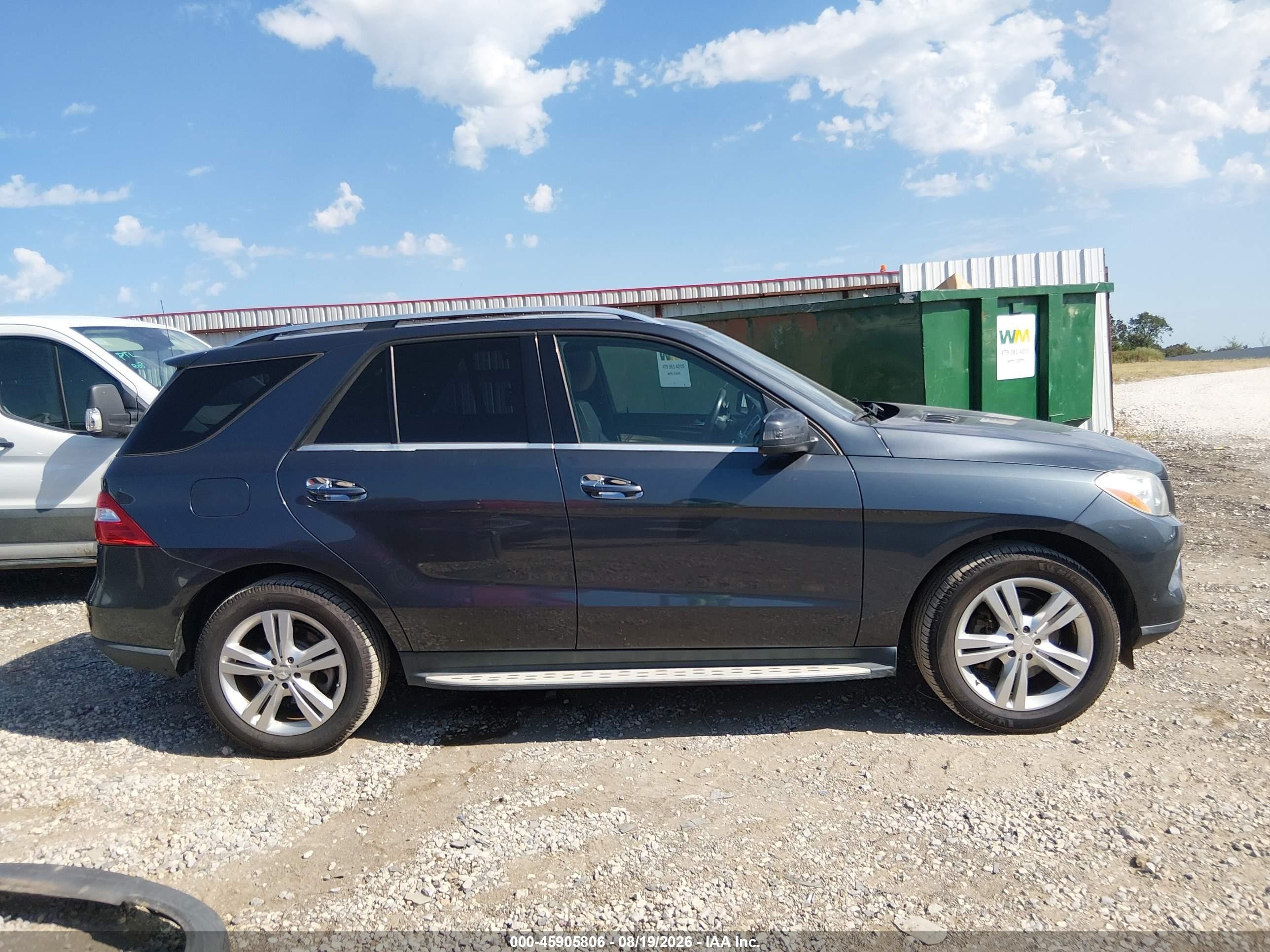 2013 Mercedes-benz Ml 350 4matic Серый vin: 4JGDA5HB0DA114996