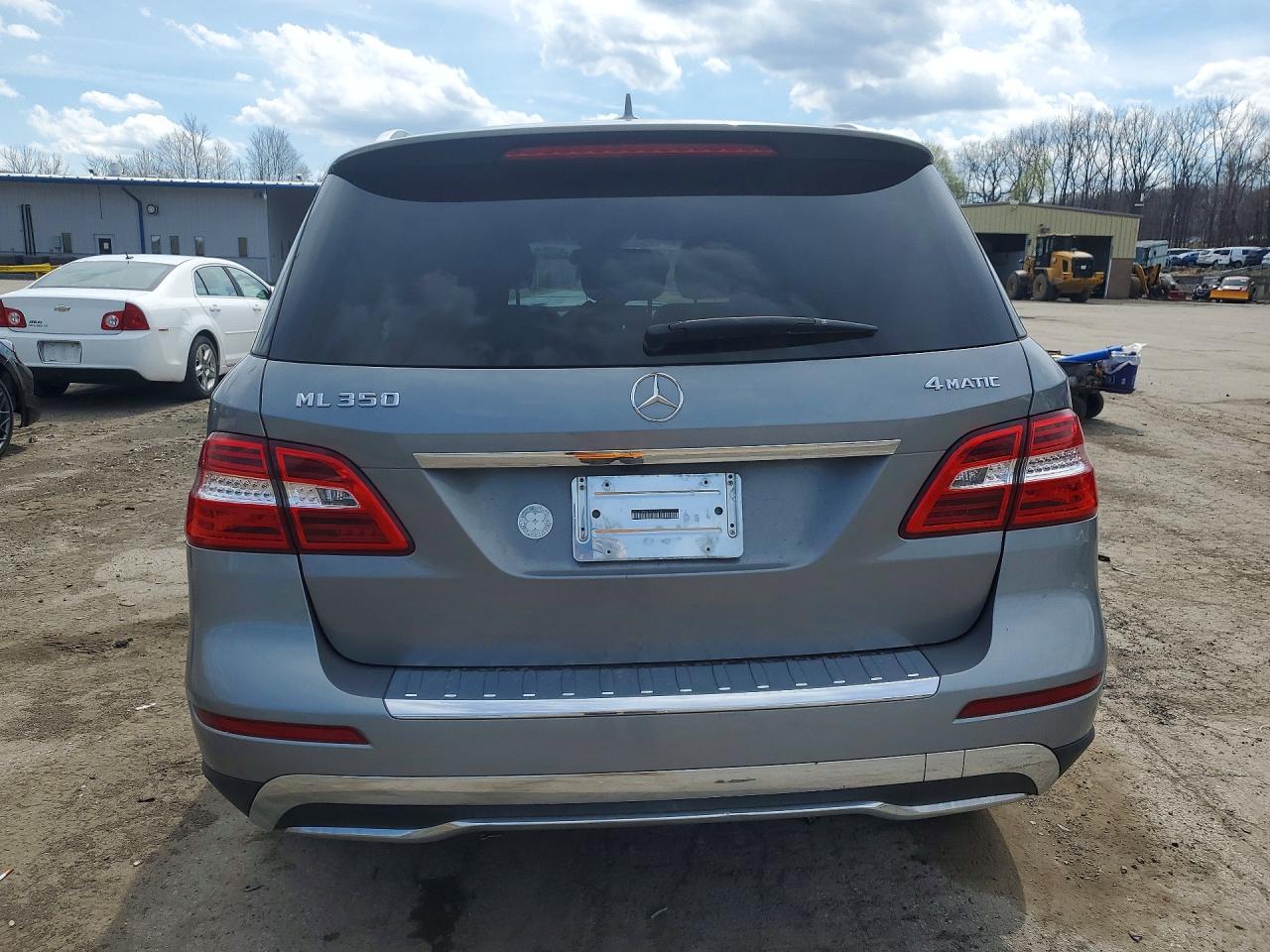 2013 Mercedes-benz Ml 350 4matic Gray vin: 4JGDA5HB0DA131958