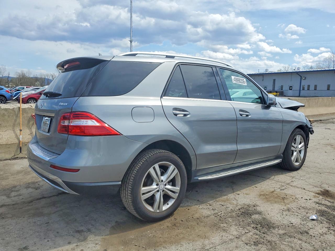 2013 Mercedes-benz Ml 350 4matic Gray vin: 4JGDA5HB0DA131958