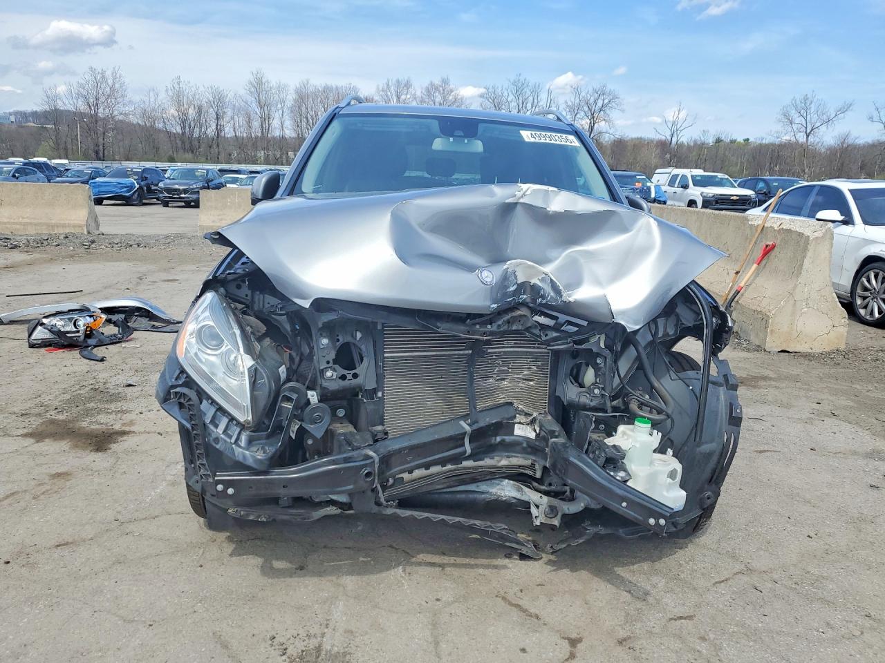 2013 Mercedes-benz Ml 350 4matic Gray vin: 4JGDA5HB0DA131958