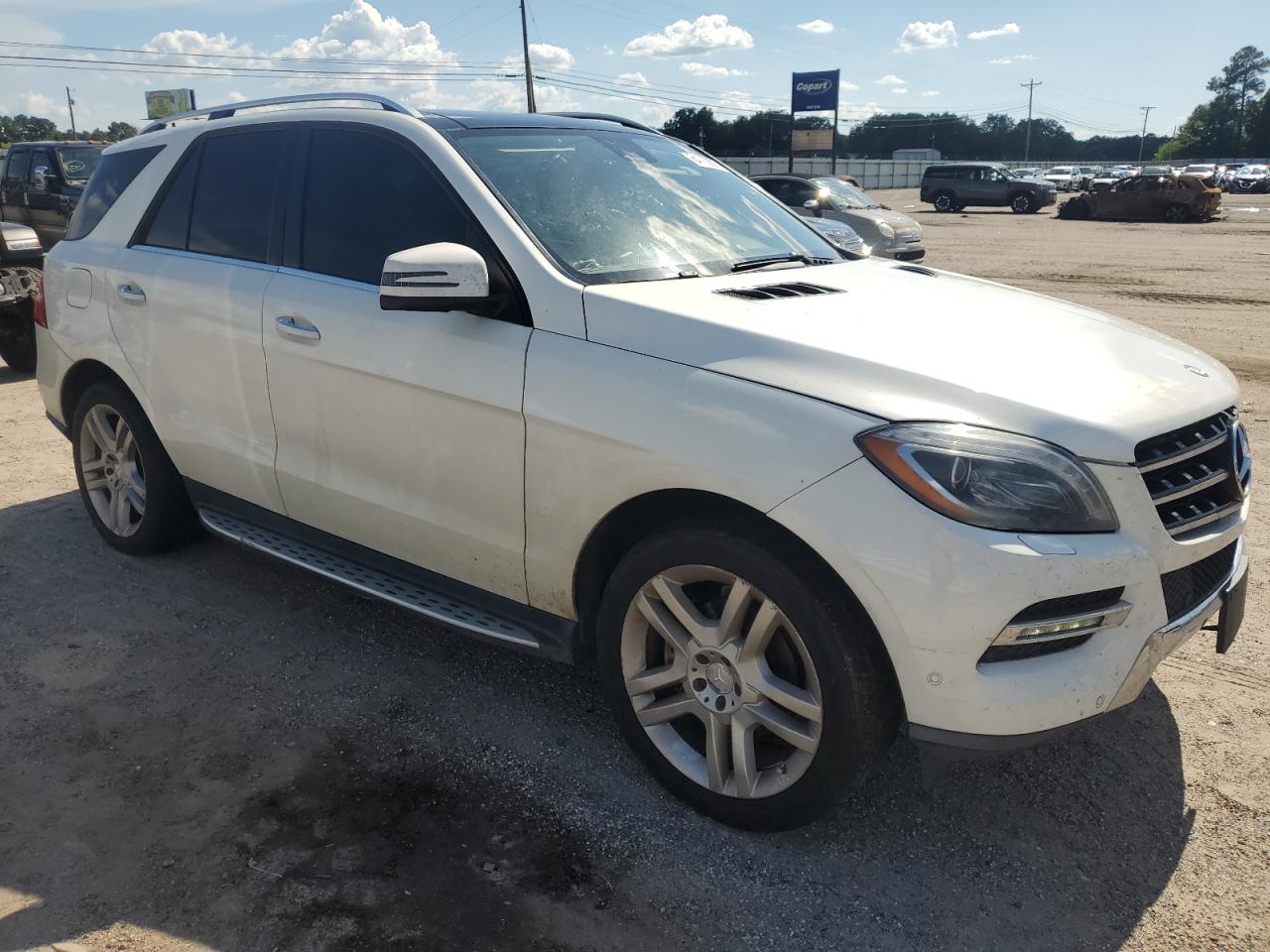 2013 Mercedes-benz Ml 350 4matic Белый vin: 4JGDA5HB0DA160280