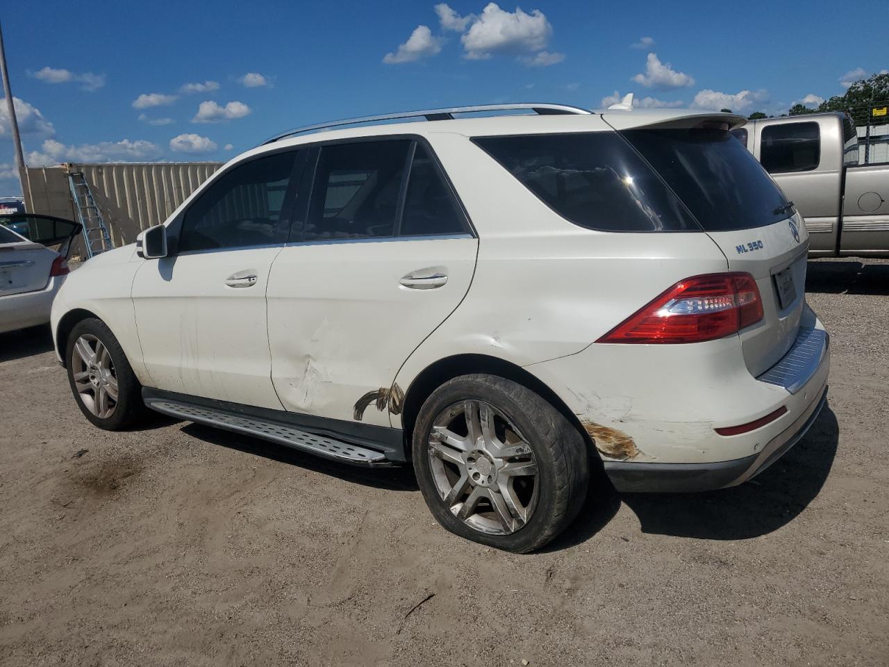 2013 Mercedes-benz Ml 350 4matic Белый vin: 4JGDA5HB0DA160280